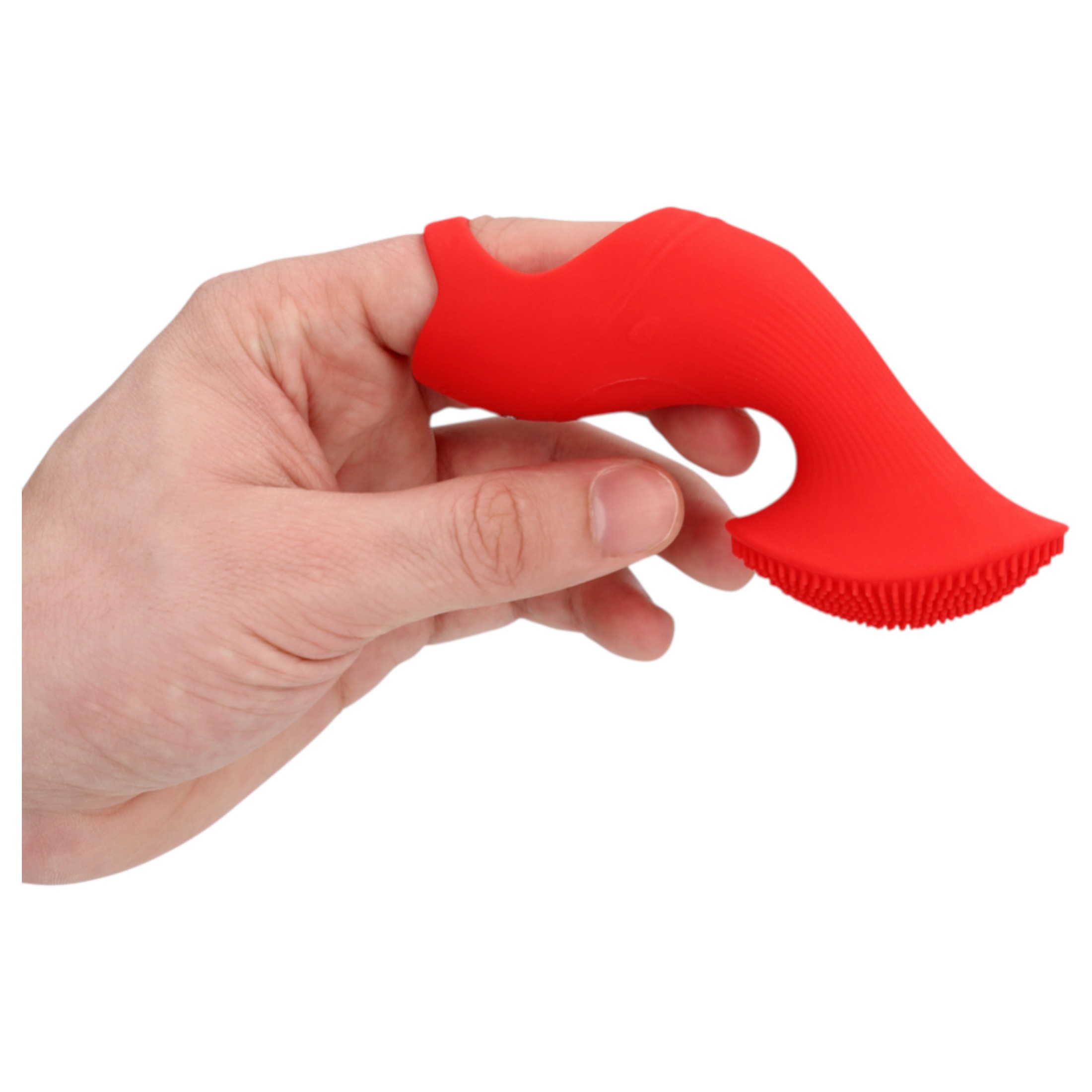 Loveline – stimuláló ujjvibrátor (piros)