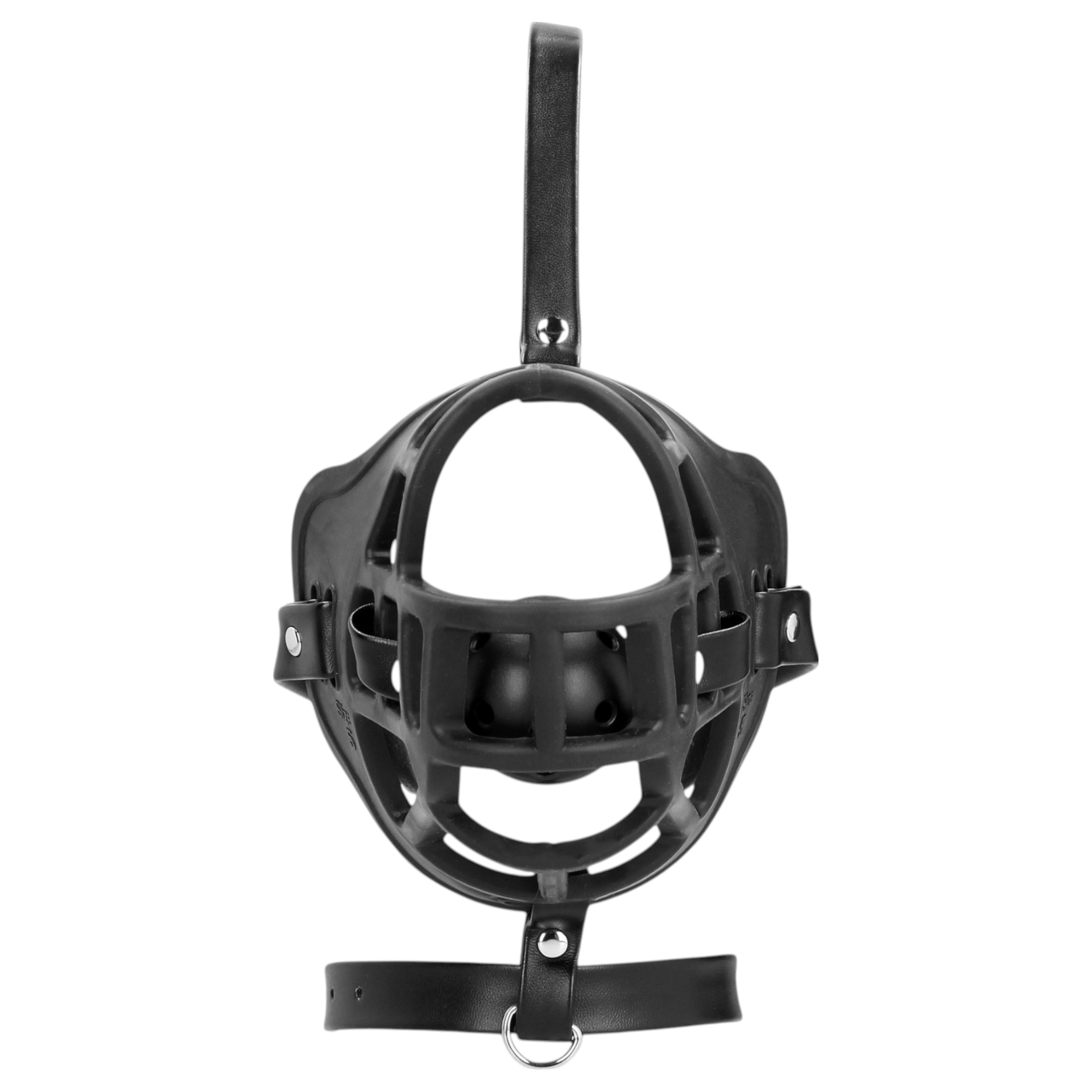 Ouch! – szájkosár, beépített szájpecekkel (fekete)