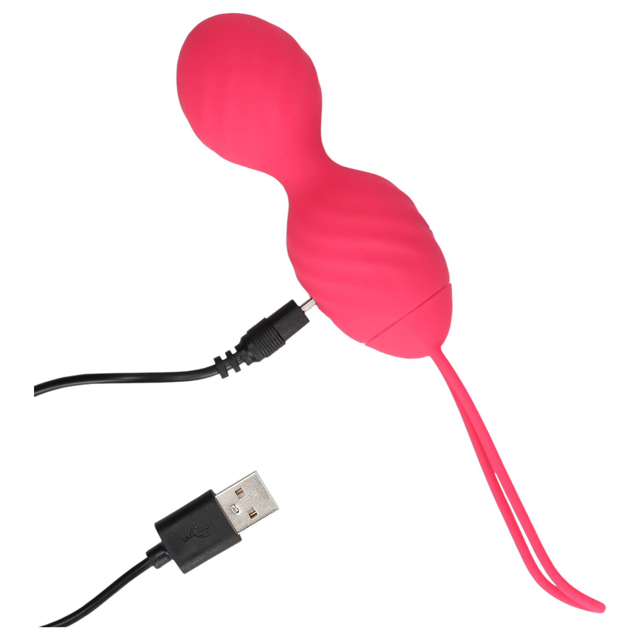 Loveline – barázdált vibrációs gésagolyó (pink)