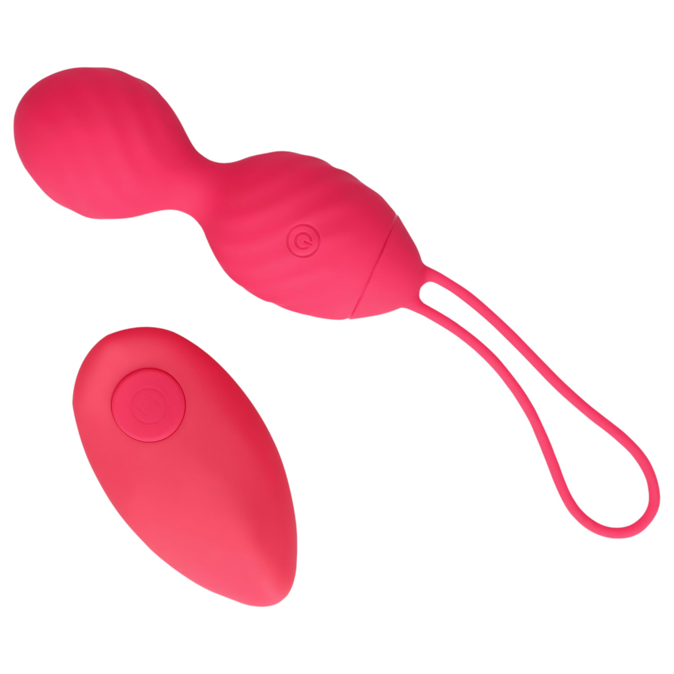 Loveline – barázdált vibrációs gésagolyó (pink)
