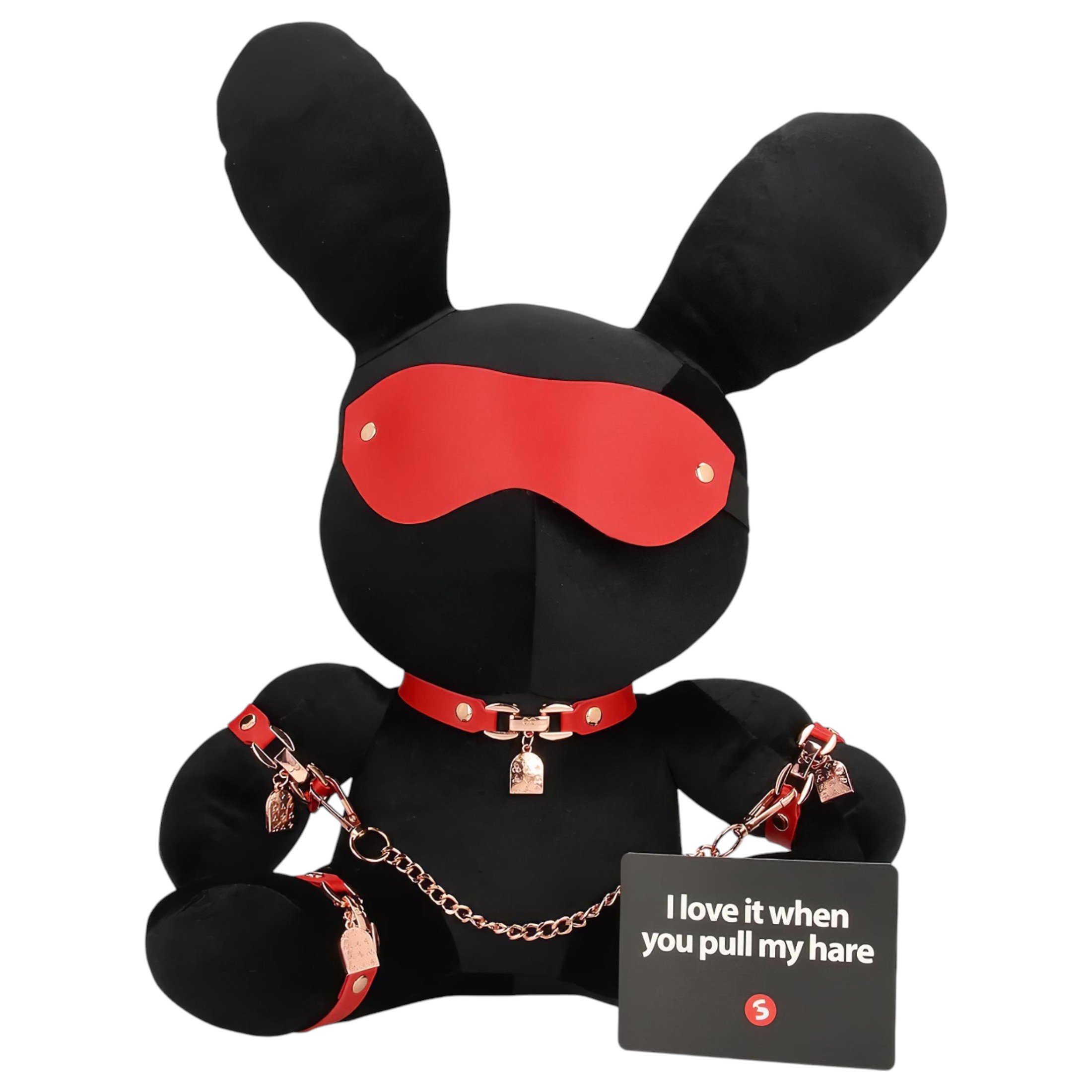 Bondage Rabbit – BDSM nyuszi (fekete)