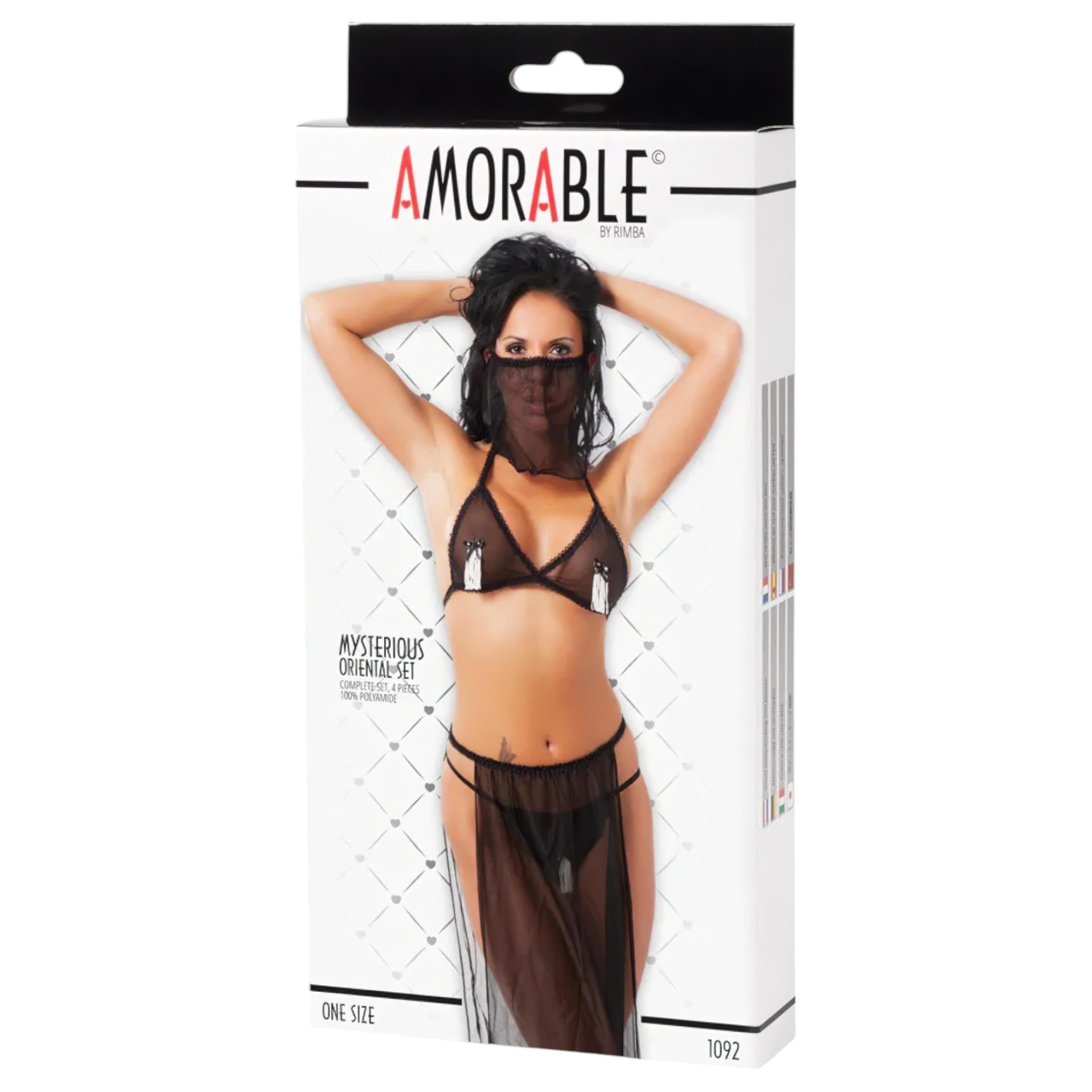 Amorable – hastáncos jelmez – (fekete) – S-L