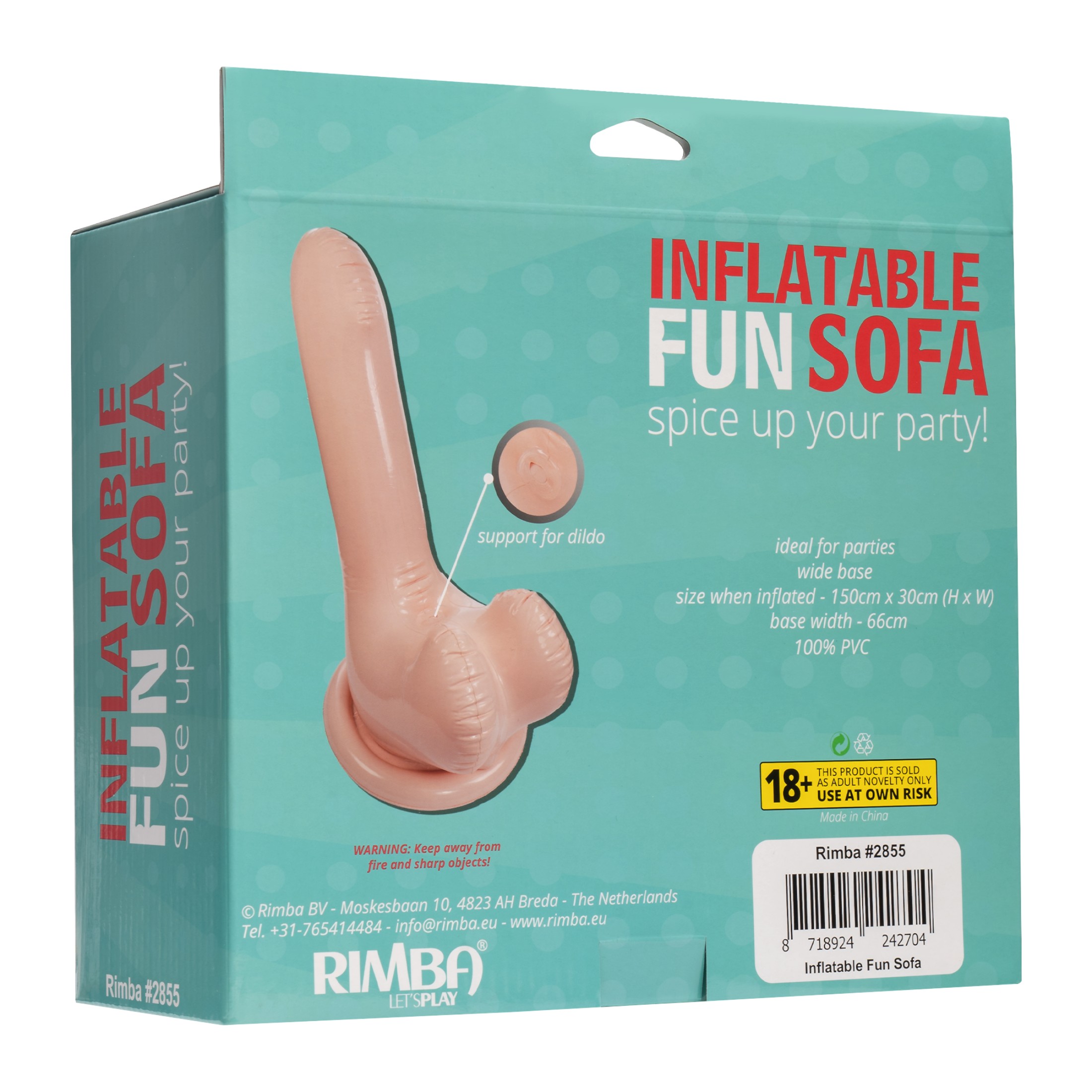 Inflatable Fun – felfújható pénisz szófa – 66cm