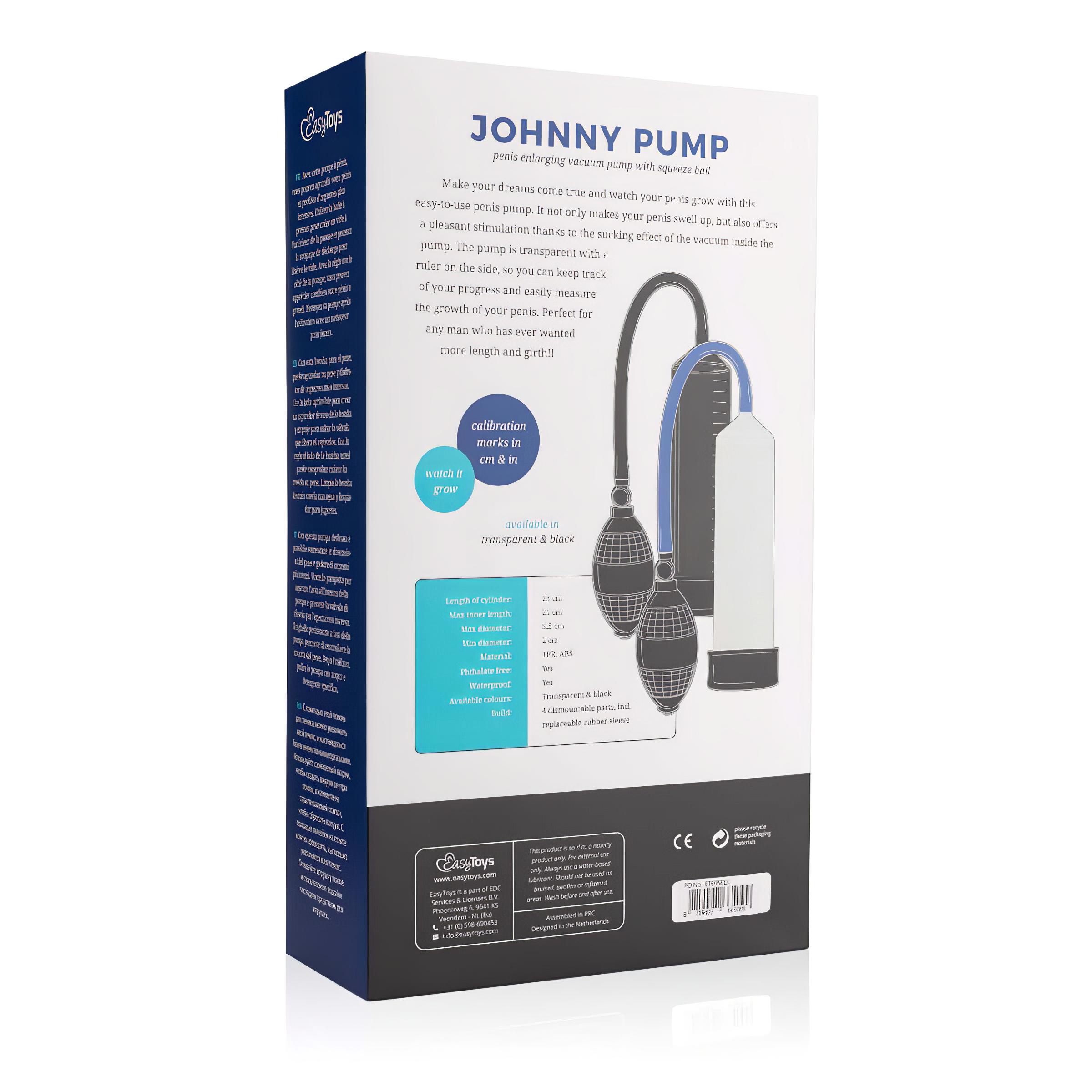 Easytoys – péniszpumpa (fekete)