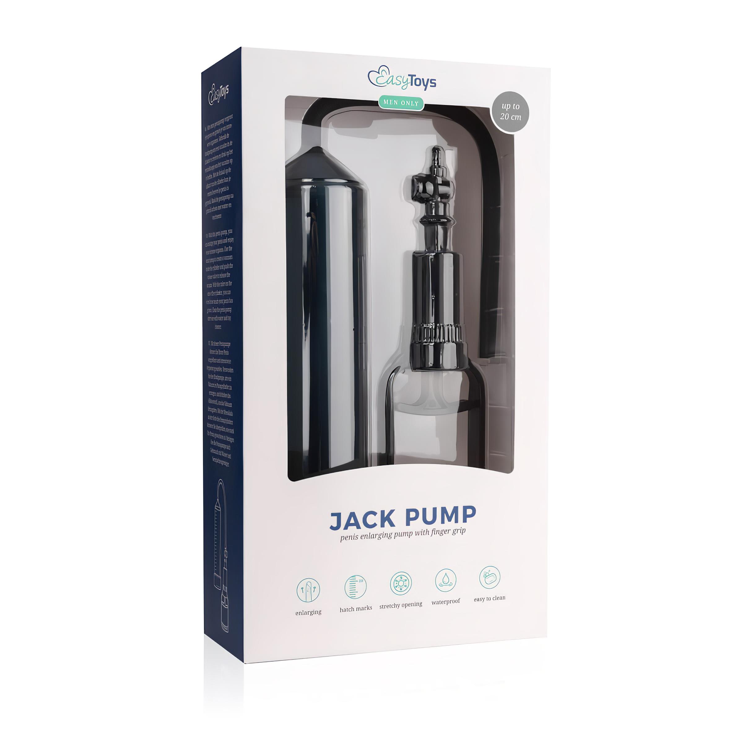 Easytoys Finger Grip – péniszpumpa (fekete)