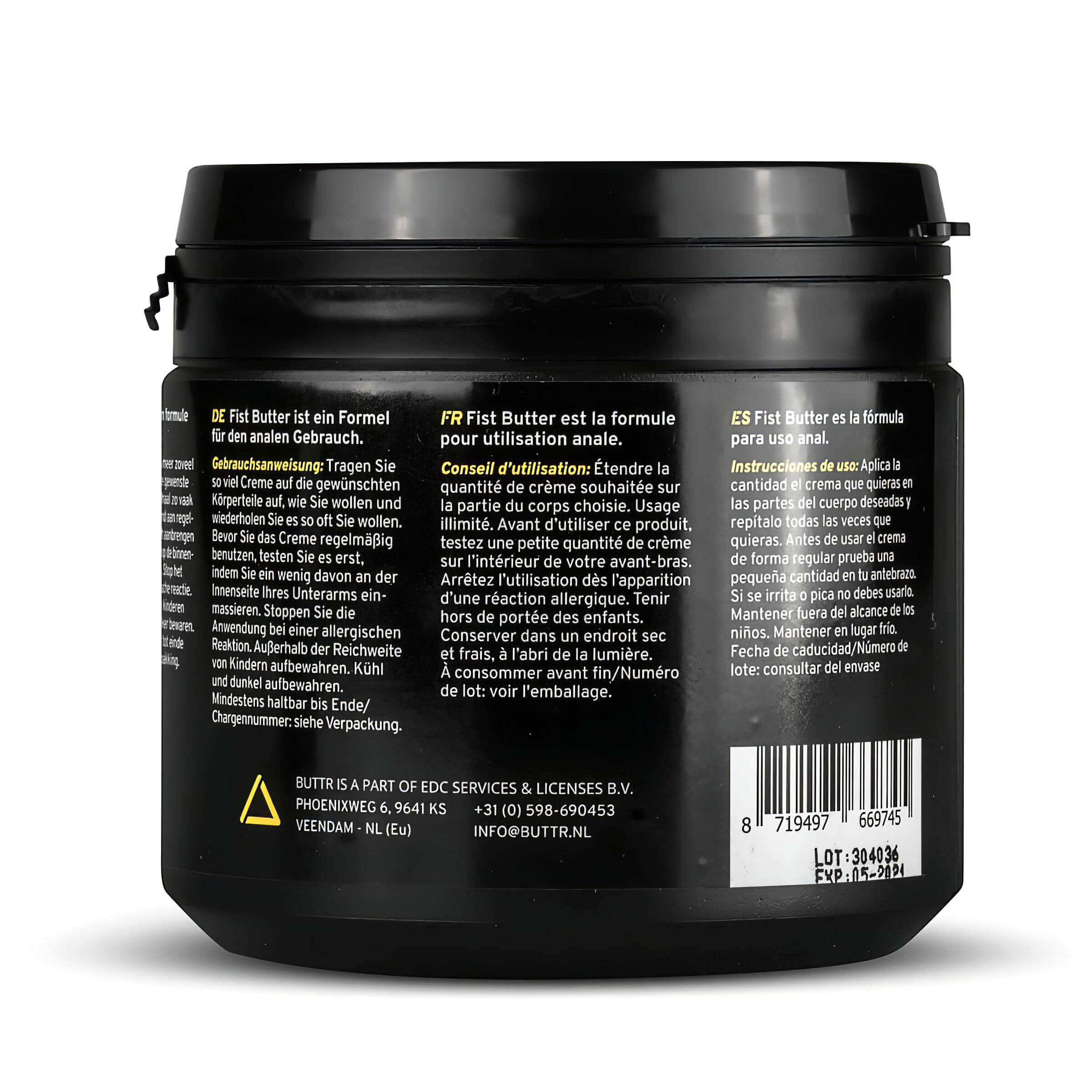 BUTTR Fisting Butter – öklöző síkosító vaj (500ml)