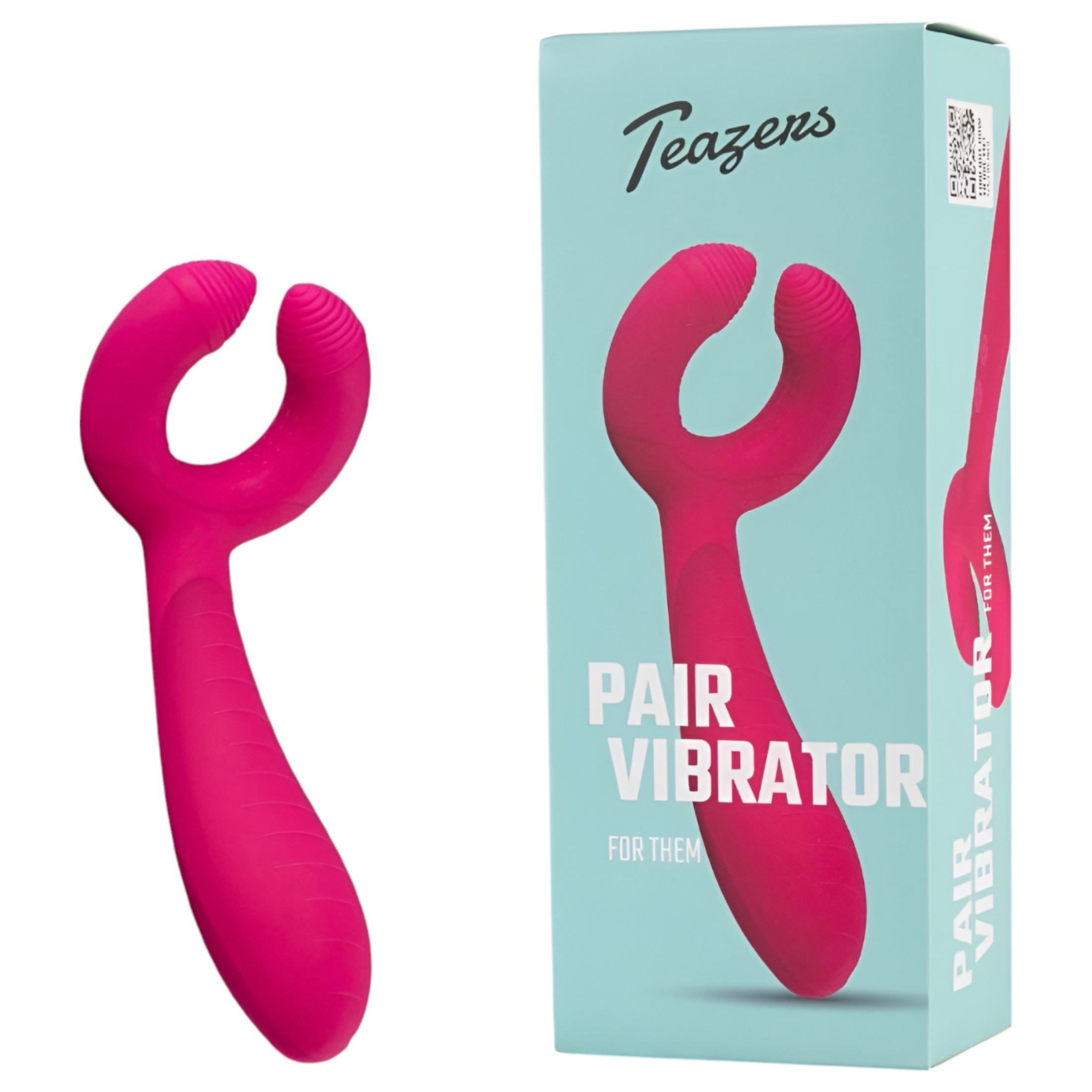 Easytoys Couple – akkus, vízálló párvibrátor (pink)