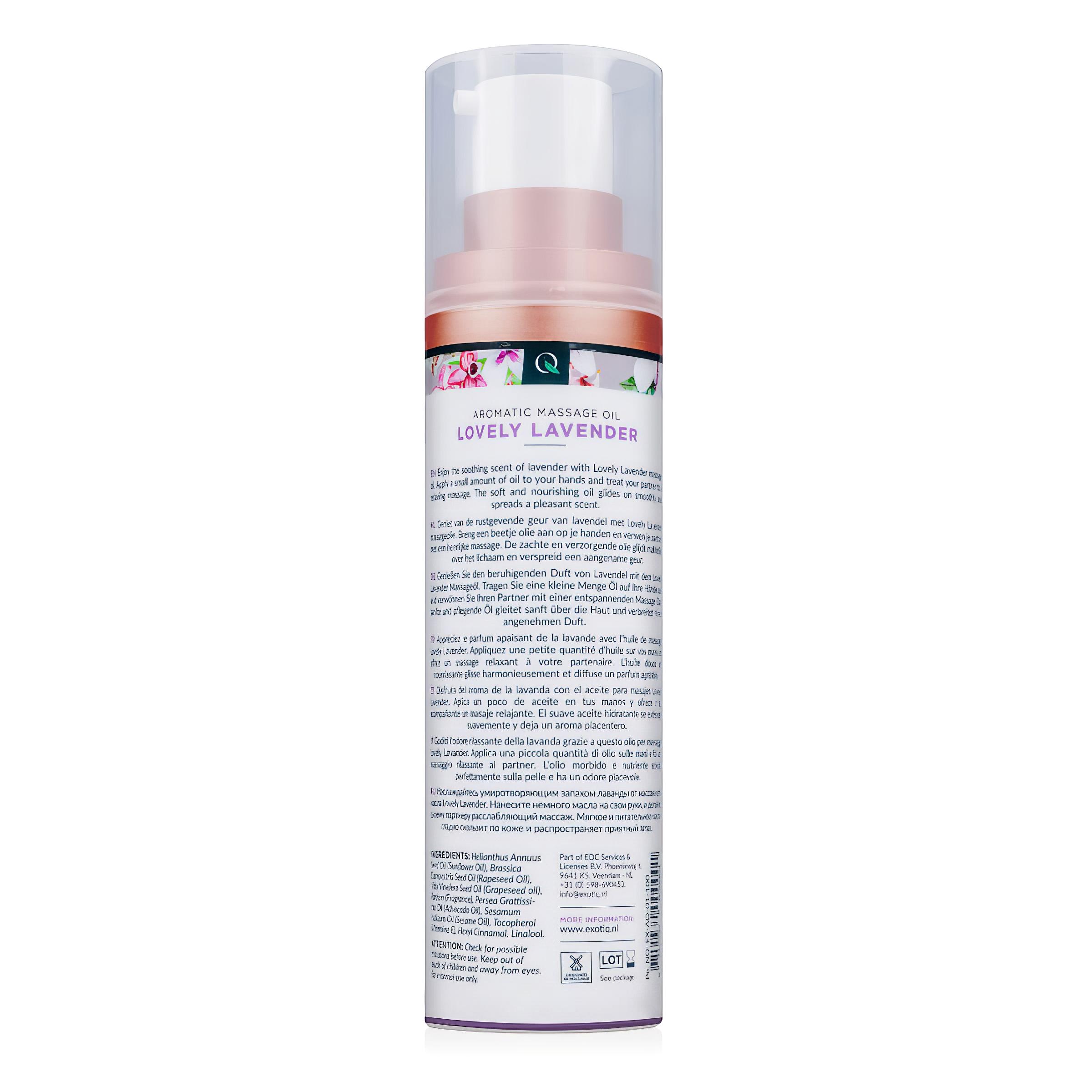 Exotiq – illatos masszázsolaj – levendula (100ml)
