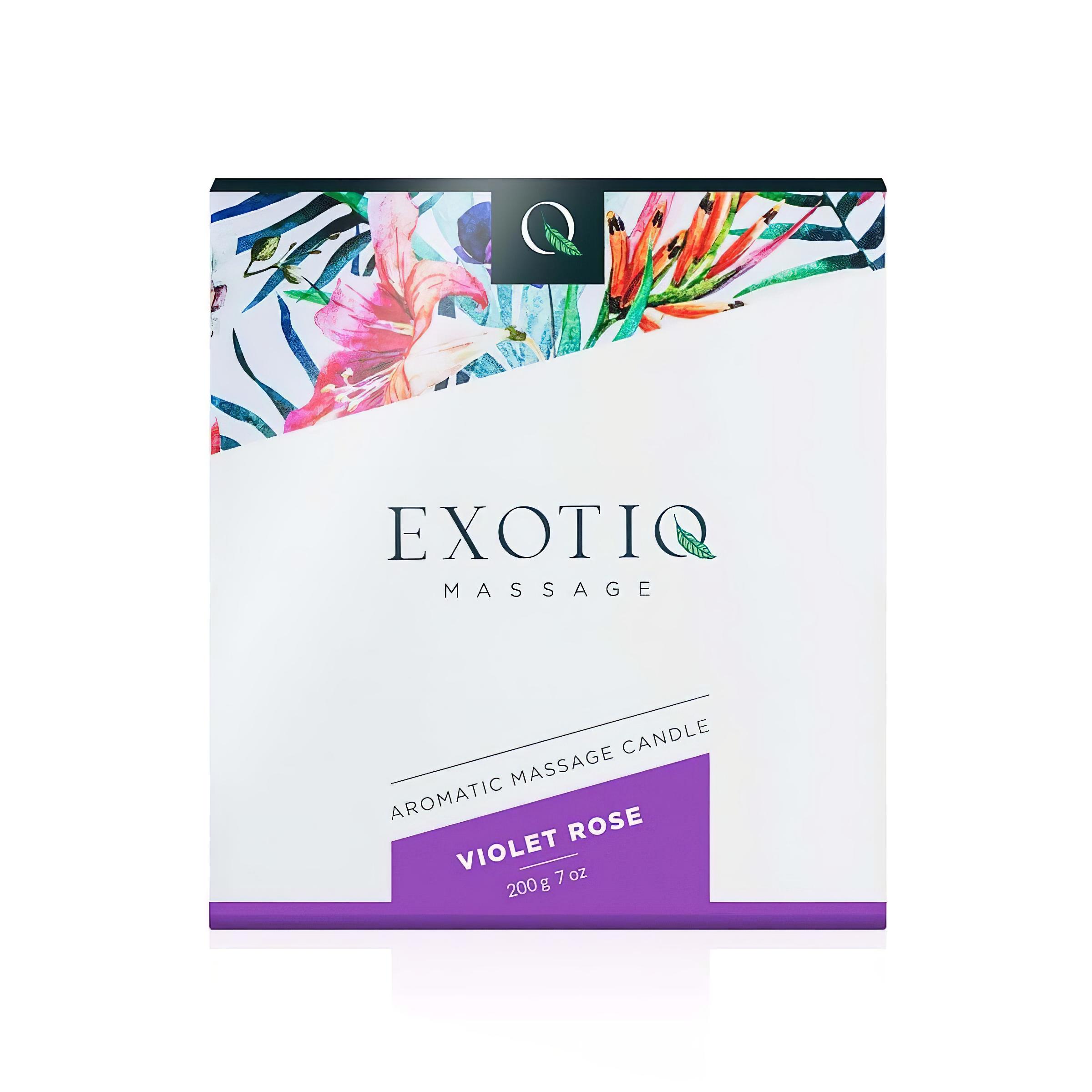 Exotiq – illatos masszázsgyertya – rózsa (200g)