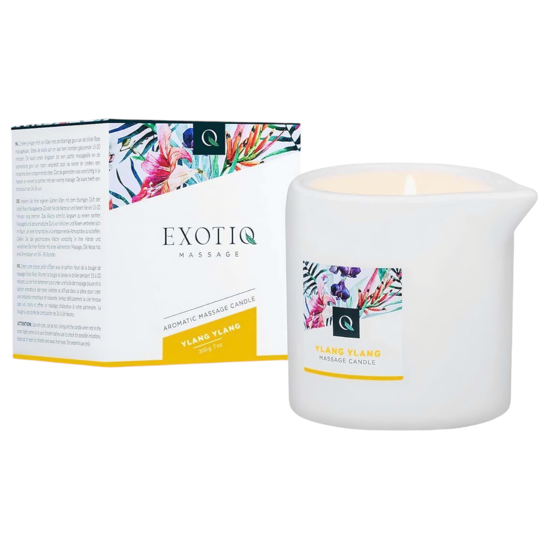 Exotiq – illatos masszázsgyertya – ylang ylang (200g)