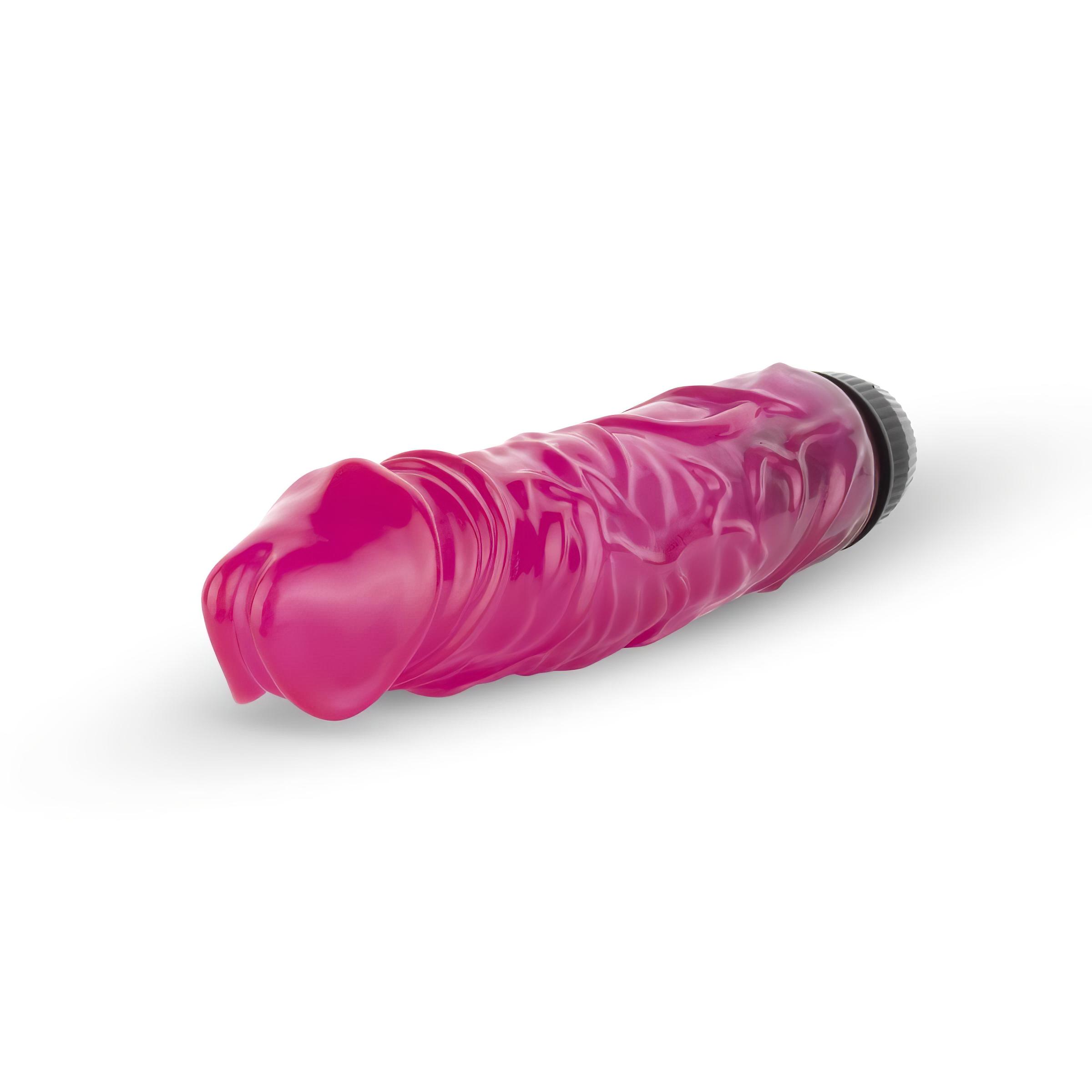 Easytoys Jelly Supreme – élethű vibrátor (pink)