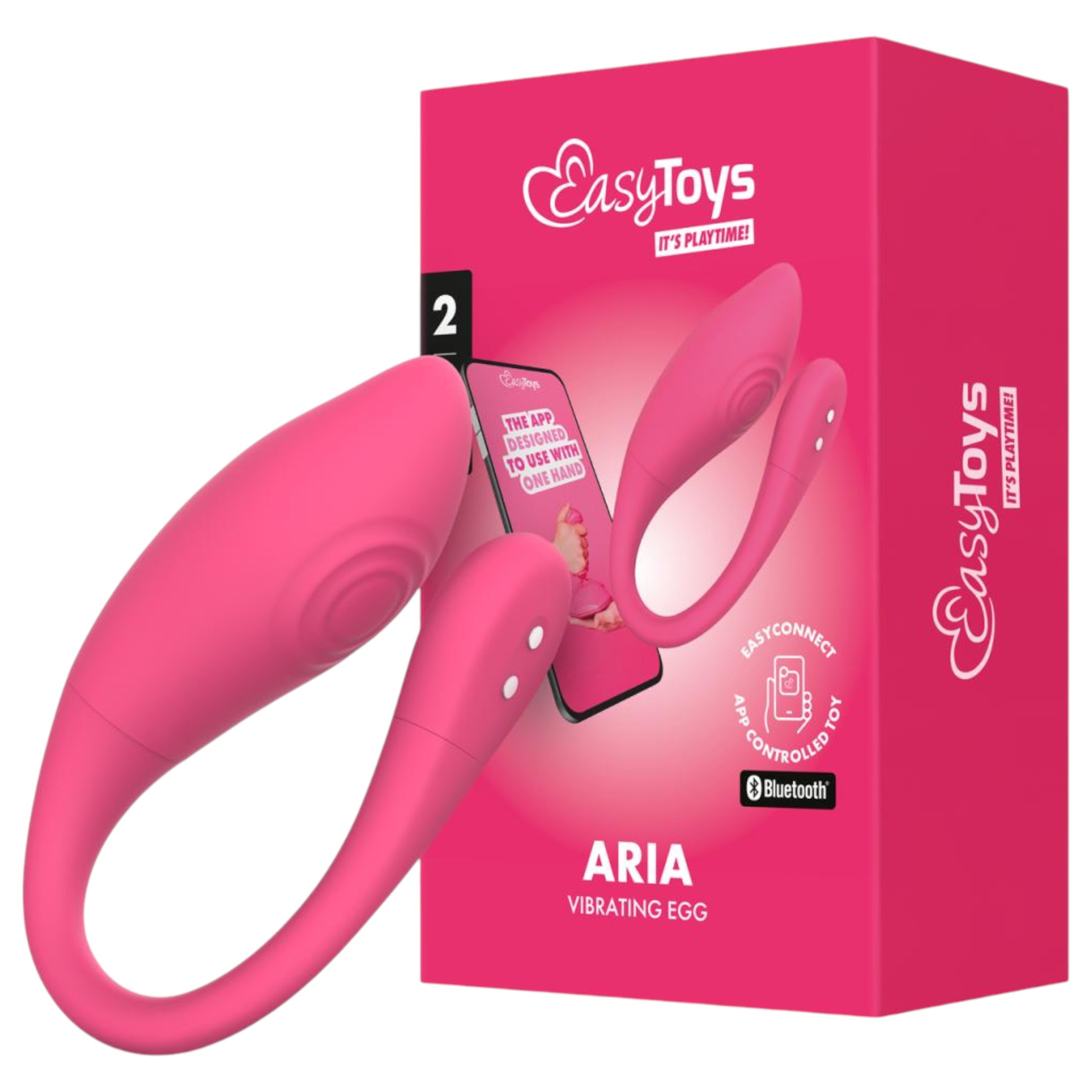 EasyConnect – okos vibrációs tojás (pink)