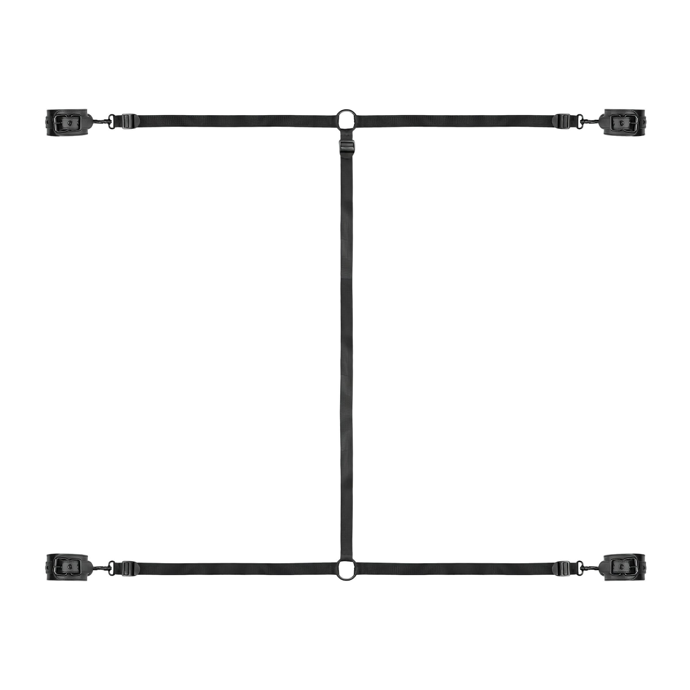 Bedroom Fantasies – ágyhoz kötöző szett (fekete)