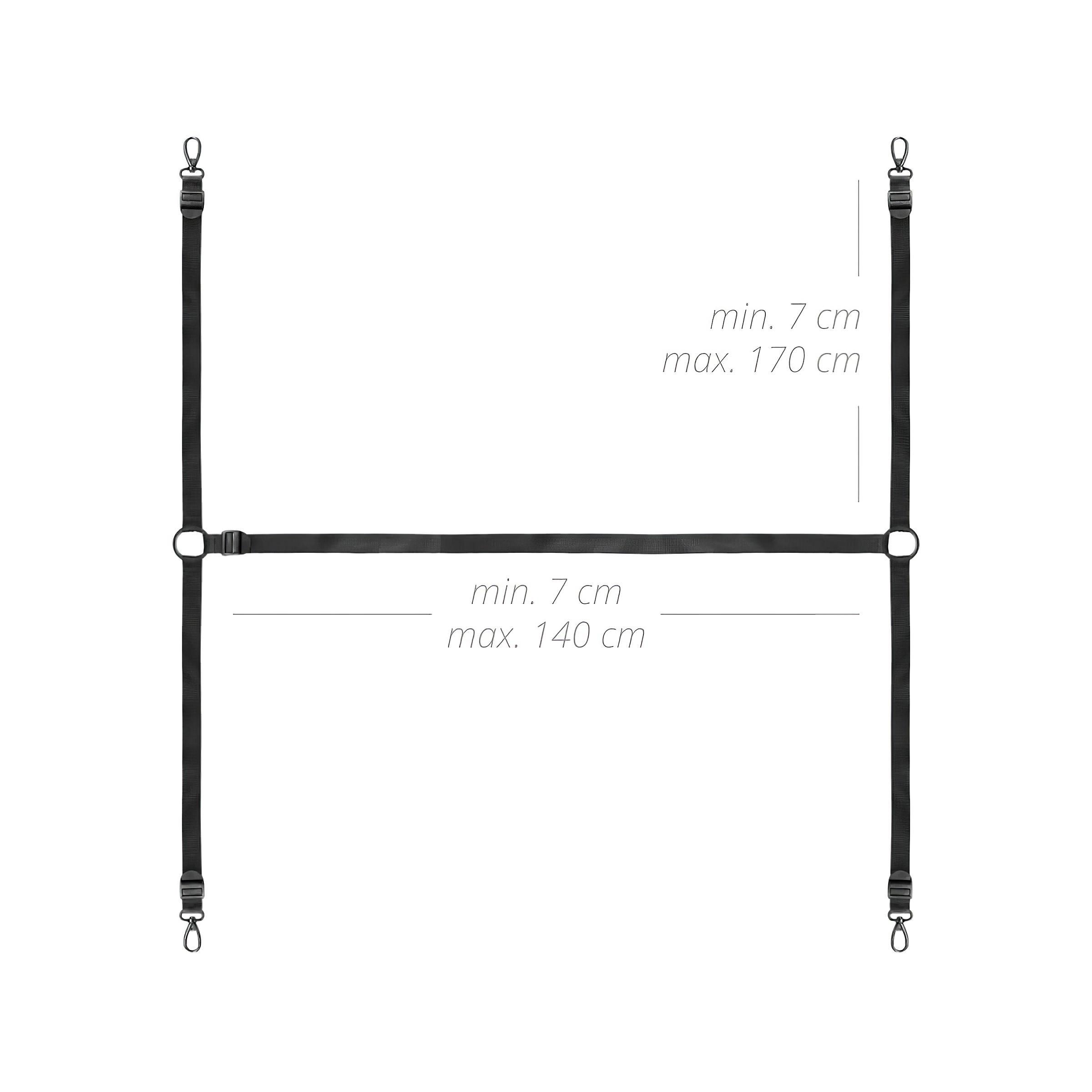 Bedroom Fantasies – ágyhoz kötöző szett (fekete)