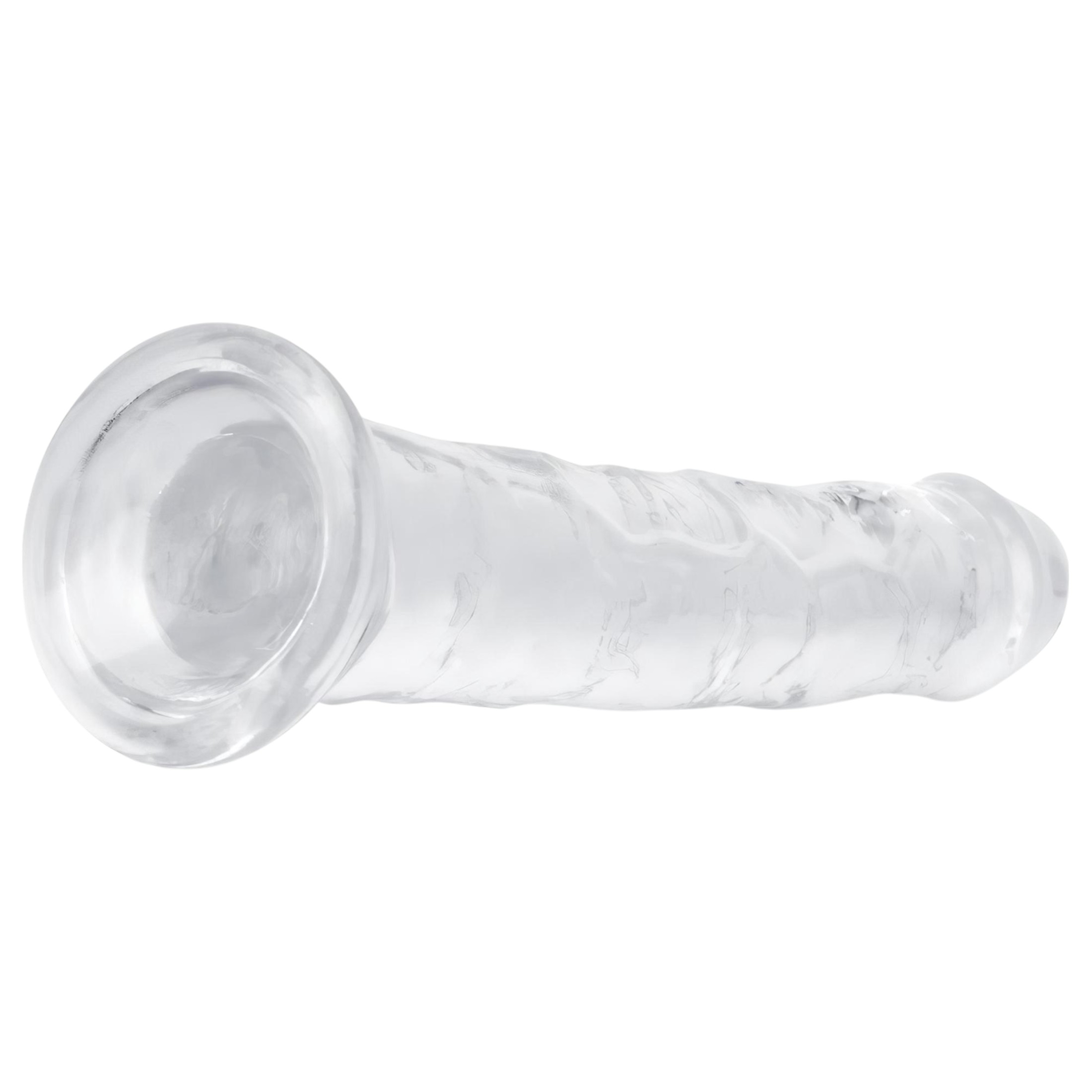EasyToys – zselés dildó – 18cm (átlátszó)