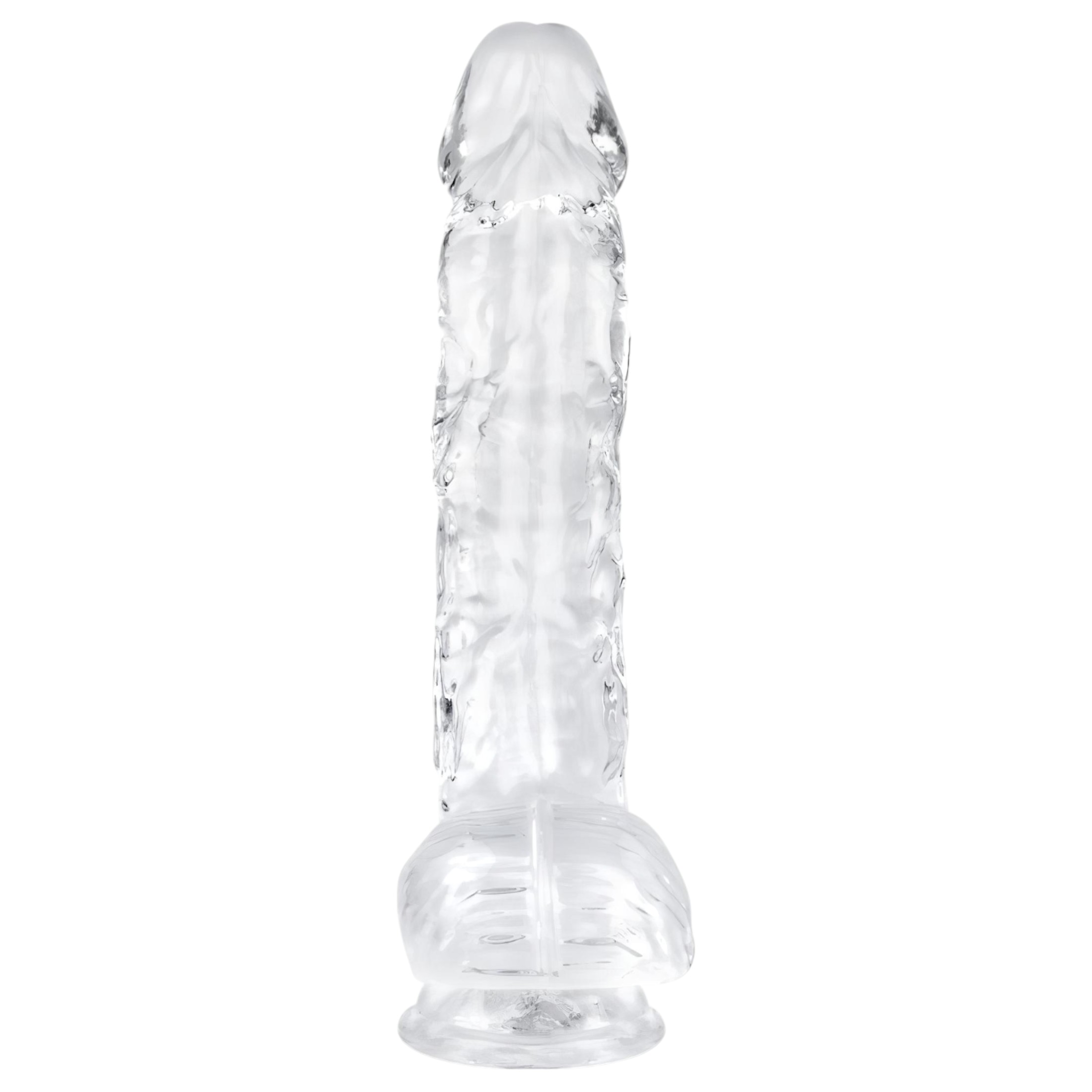 EasyToys – herés dildó – 13,5cm (átlátszó)
