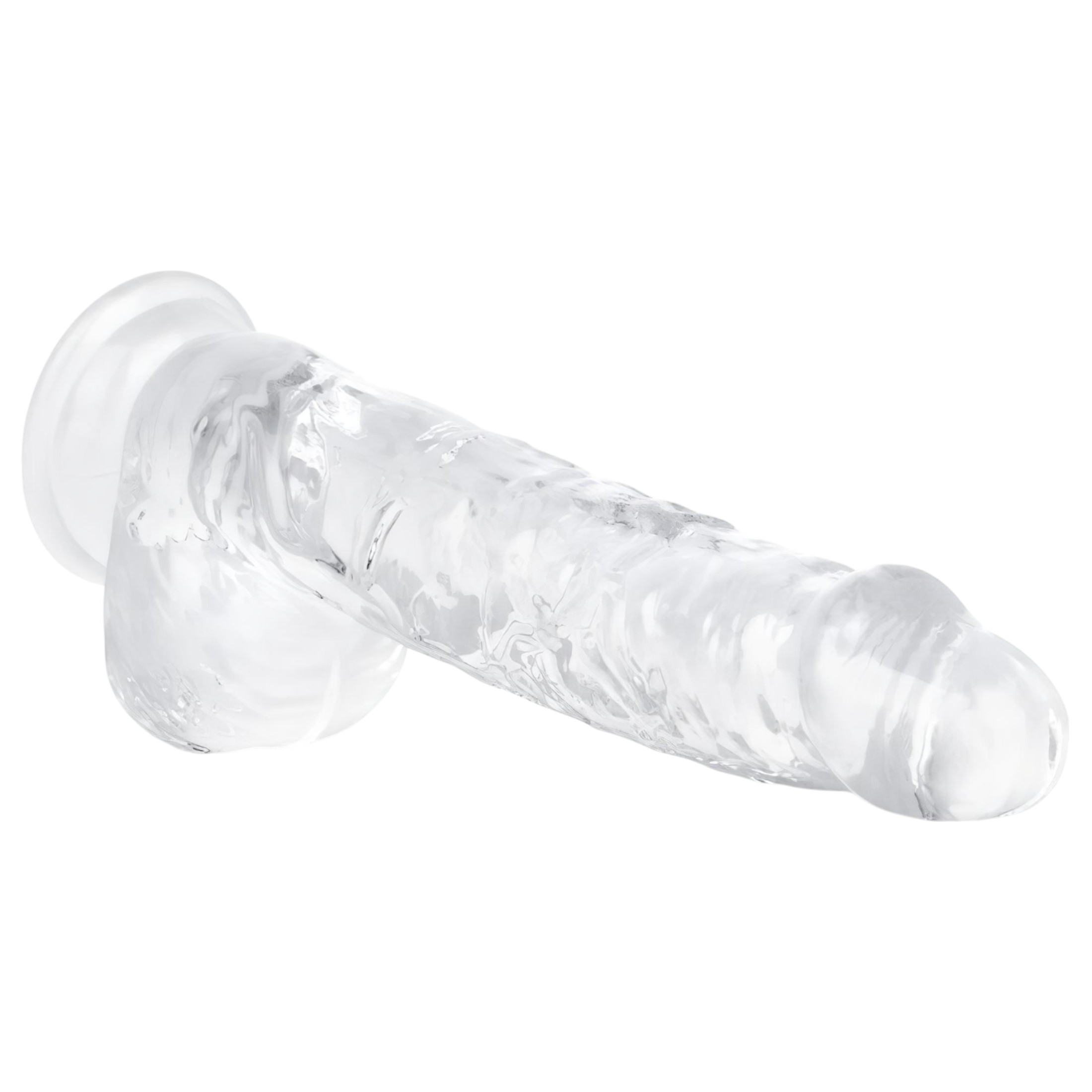 EasyToys – herés dildó – 13,5cm (átlátszó)