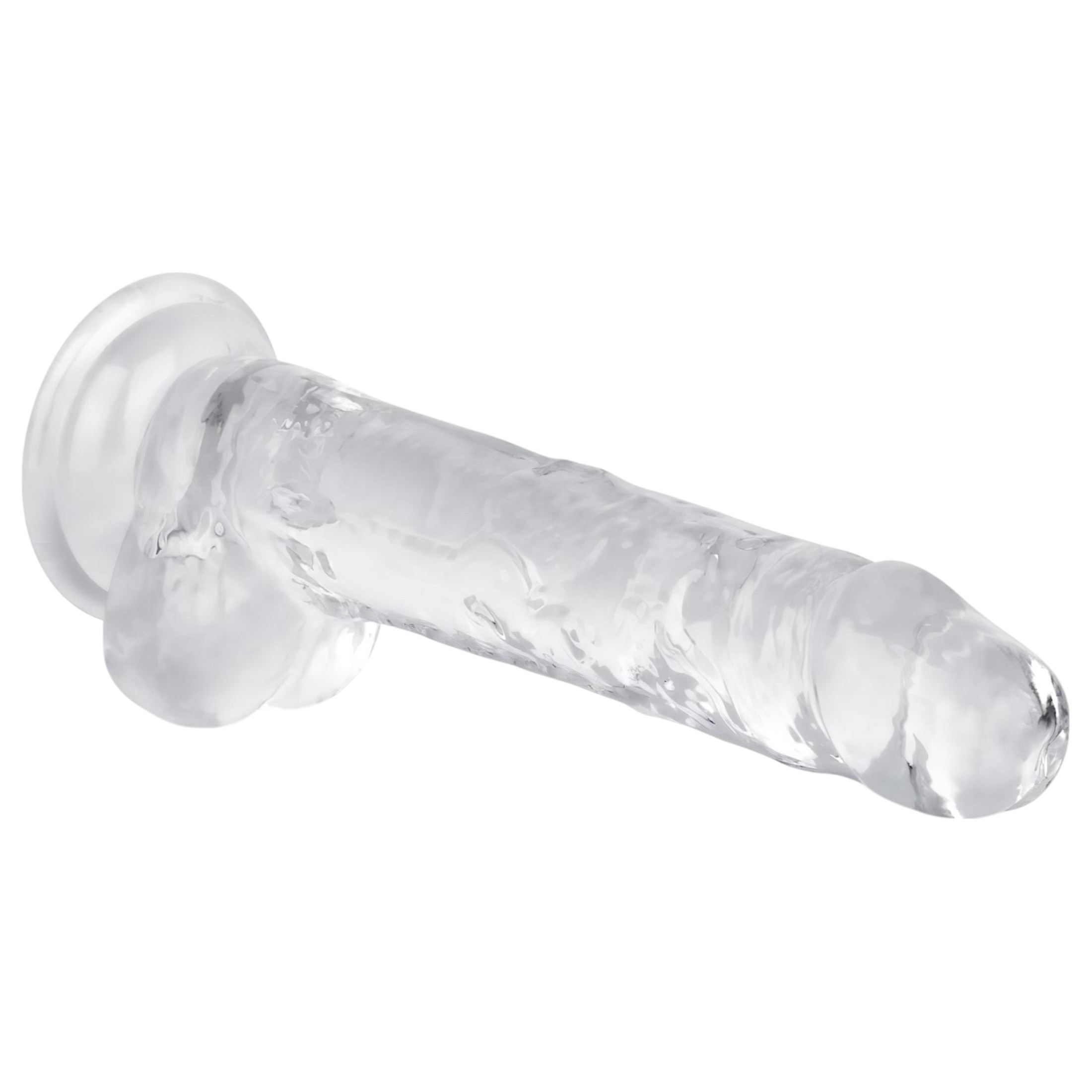 EasyToys – herés dildó – 17cm (átlátszó)