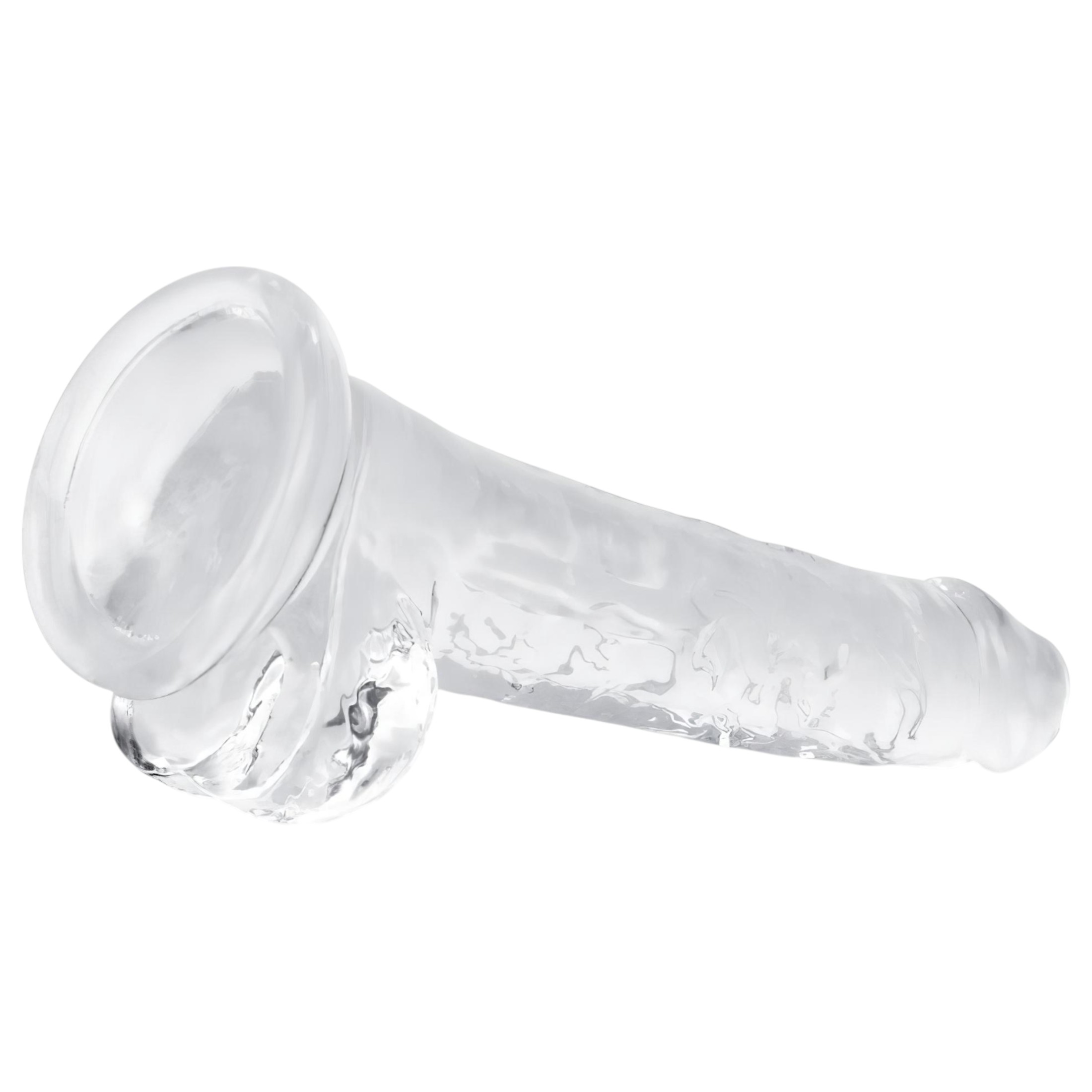 EasyToys – herés dildó – 17cm (átlátszó)