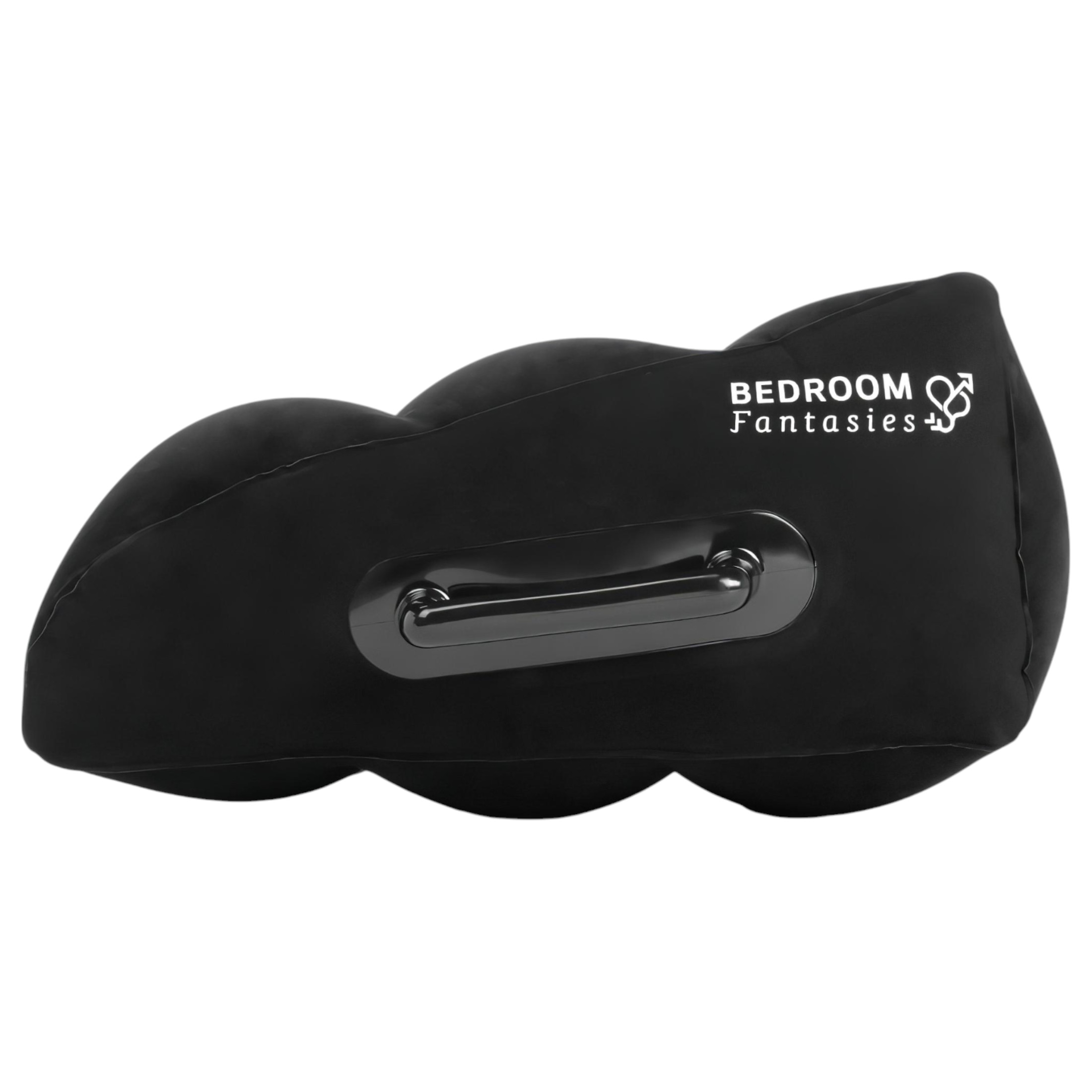 Bedroom Fantasies – felfújható szexpárna kapaszkodókkal (fekete)