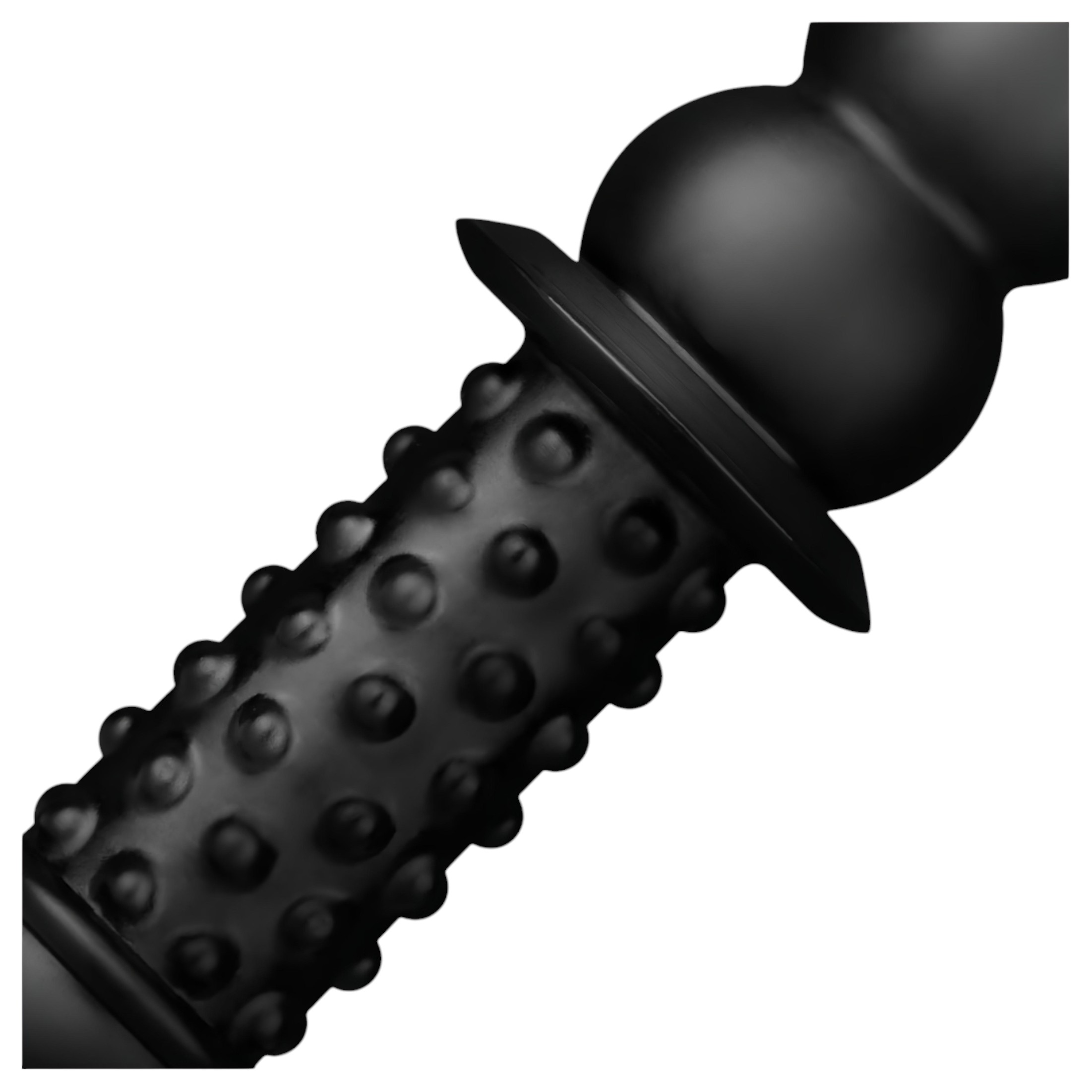 BUTTR Akimbo – kétvégű anál dildó (fekete)