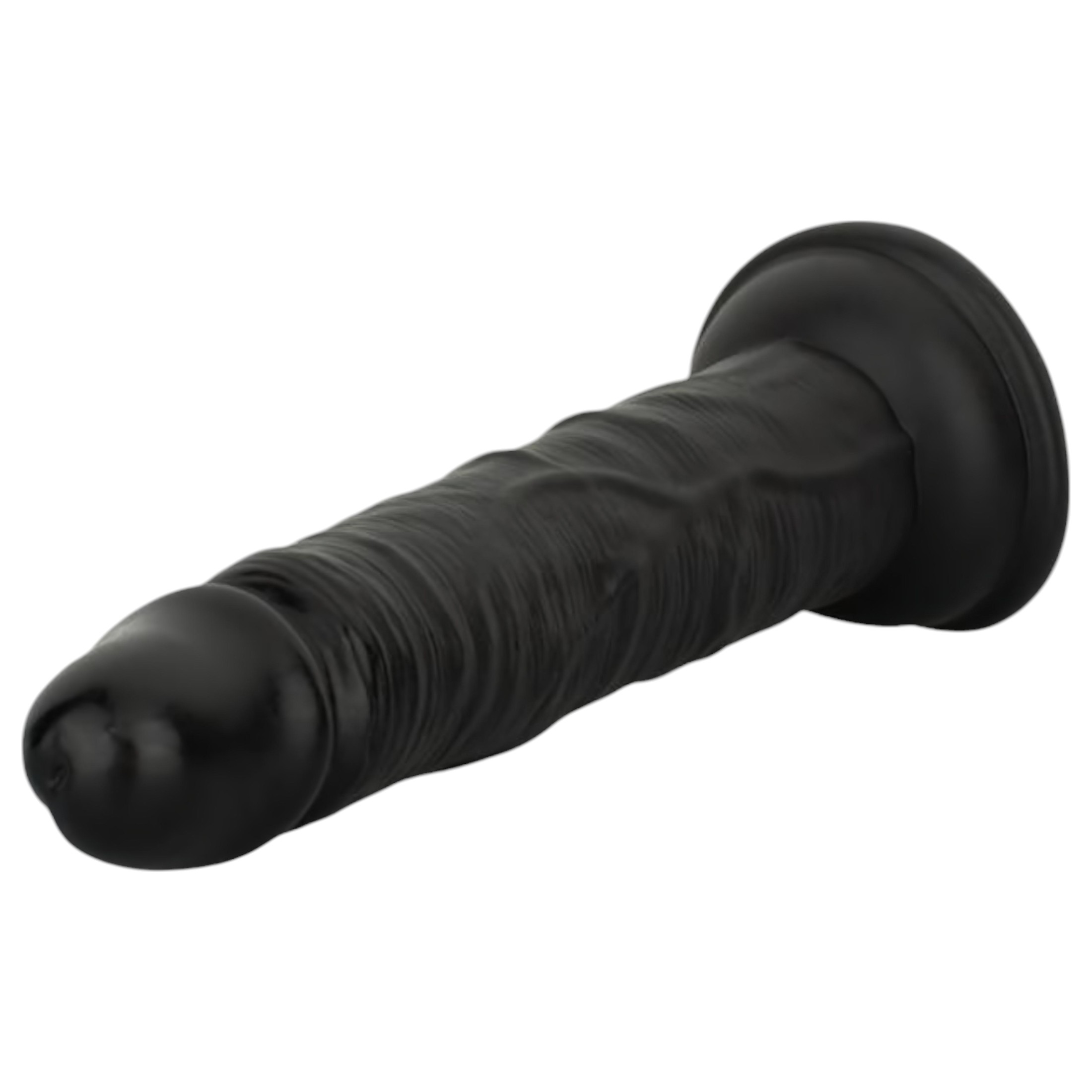Easytoys – élethű dildó – 12 cm (fekete)