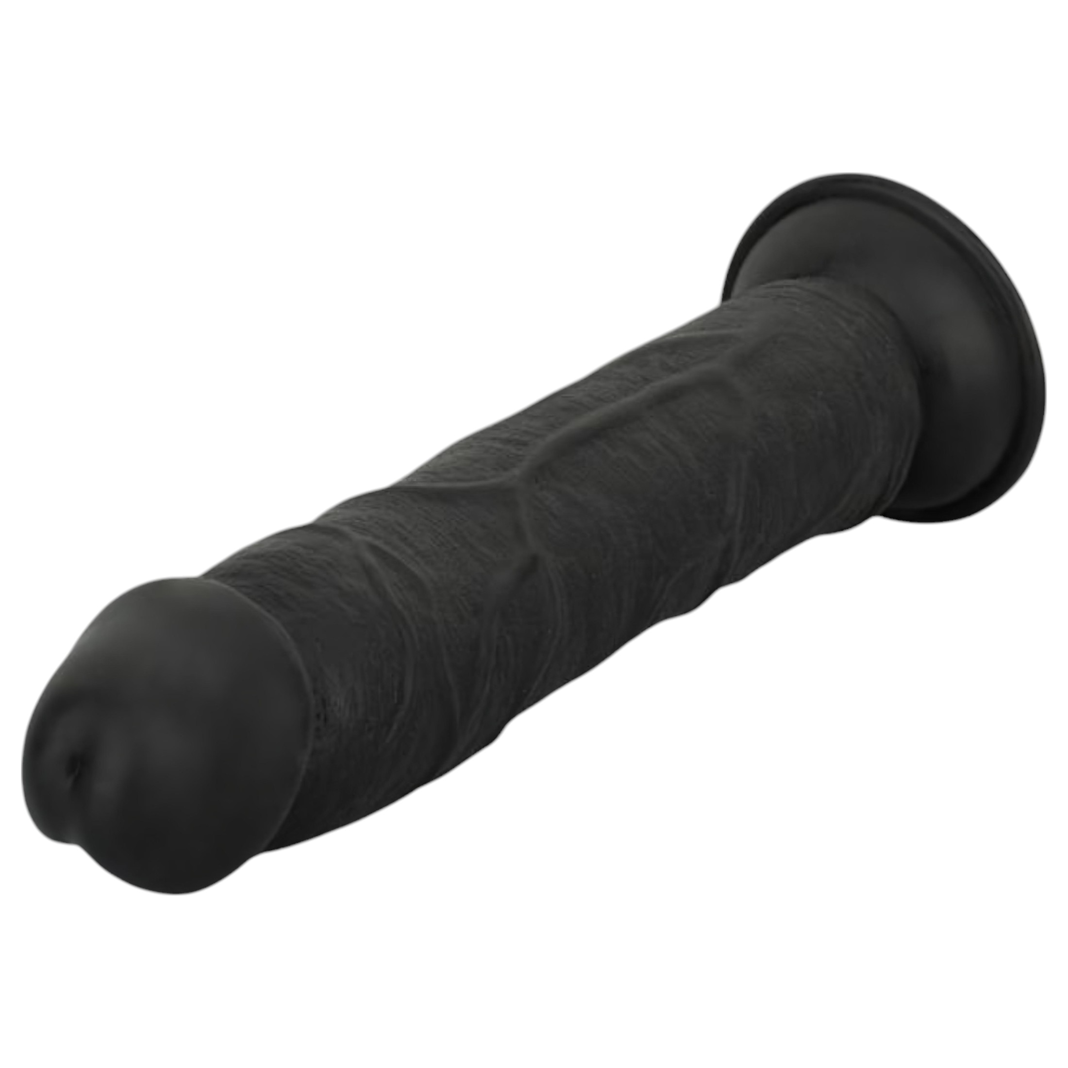 Easytoys – élethű dildó – 17,5 cm (fekete)