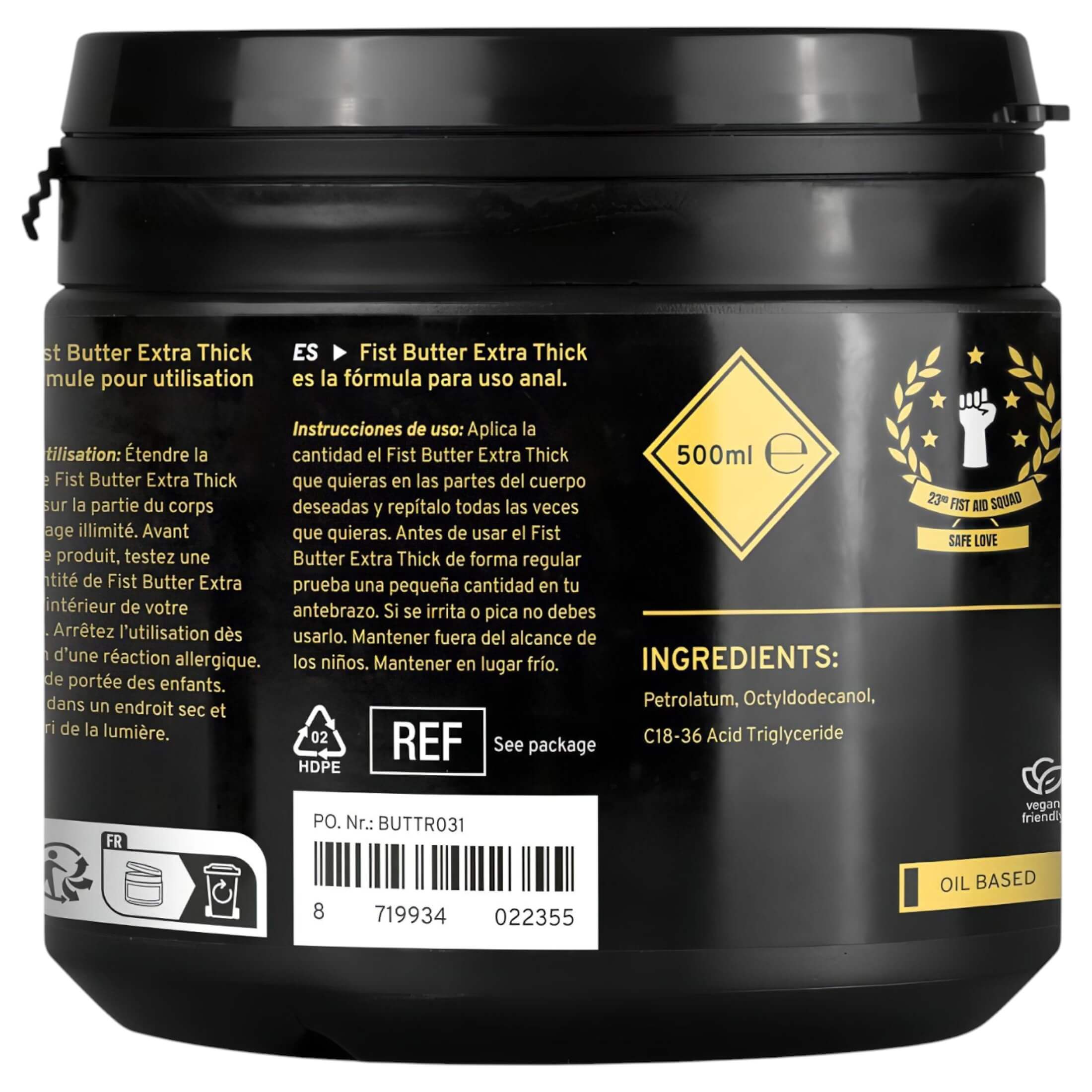 BUTTR – öklöző (fisting) balzsam (500ml)