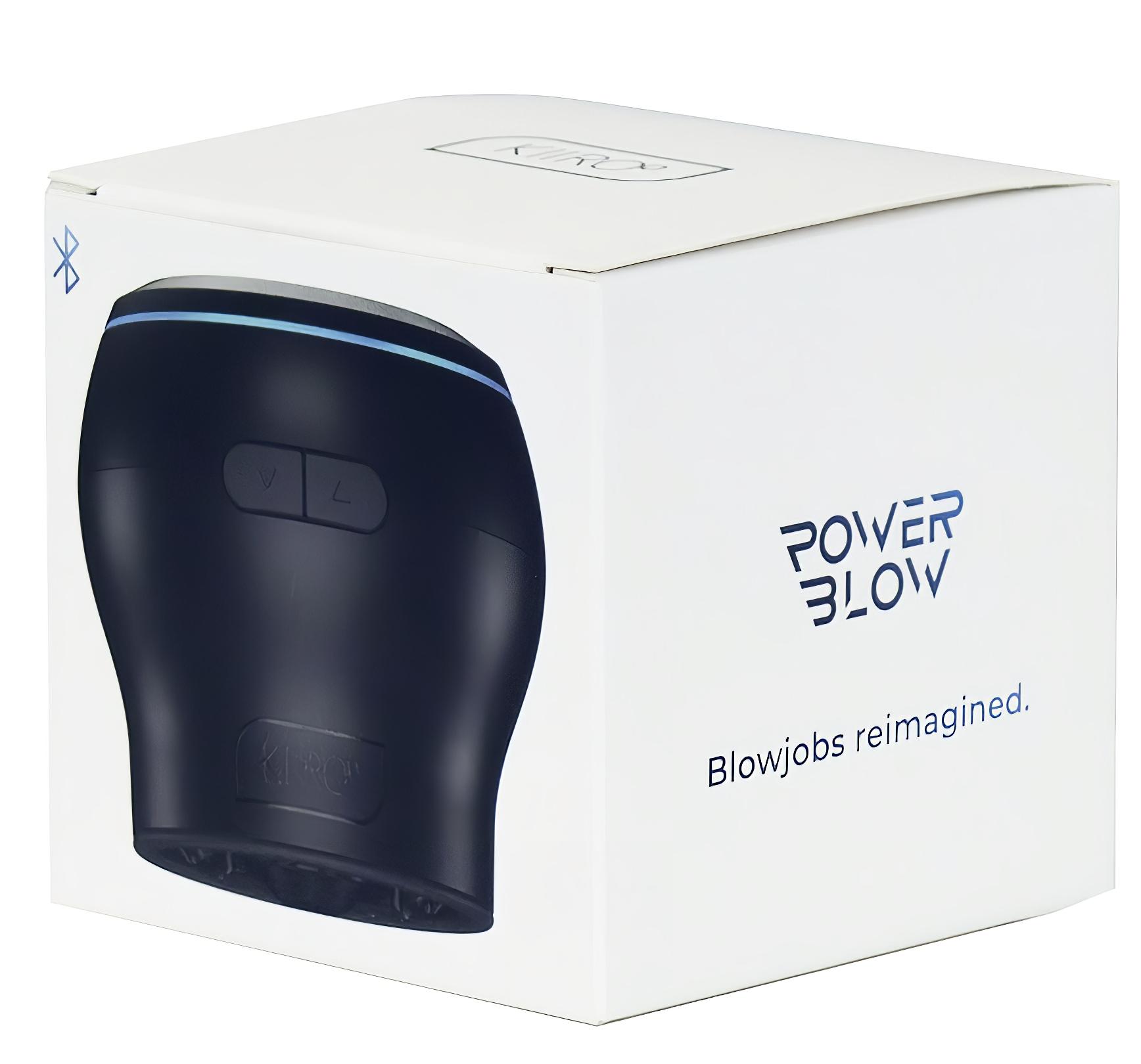 Kiiroo PowerBlow – maszturbátor szívó- és okos tartozék (fekete)