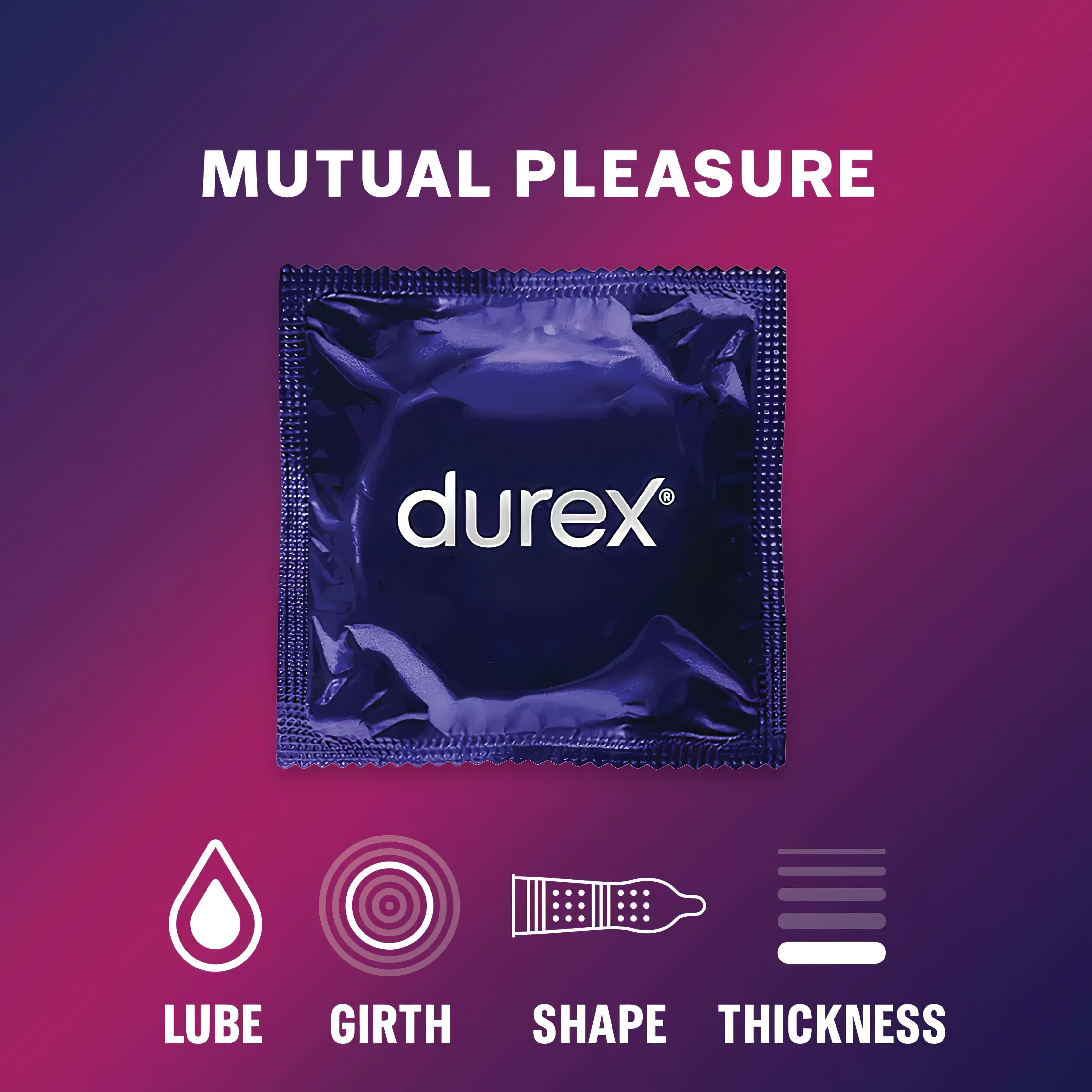 Durex Mutual Pleasure – óvszer (3db)