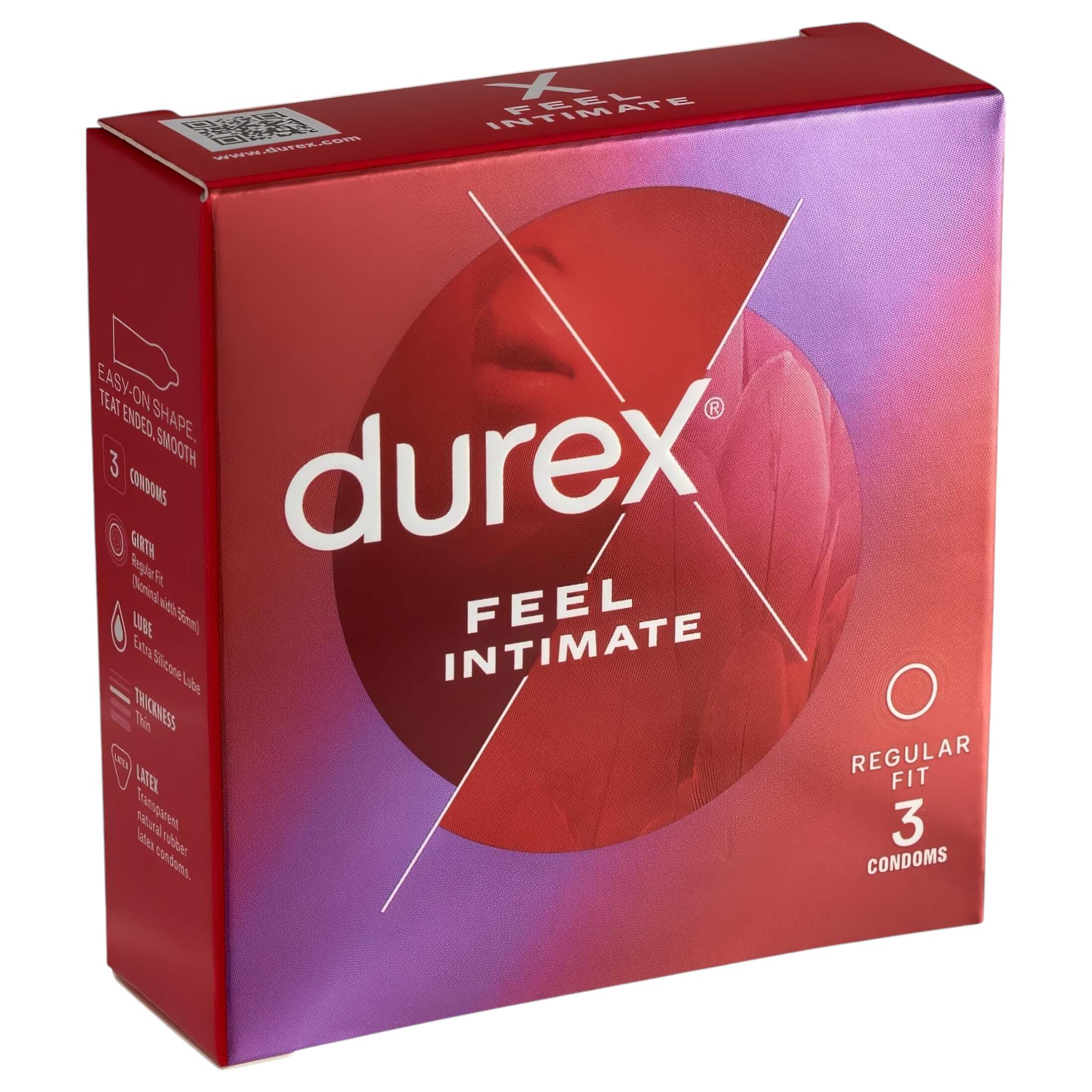 Durex Feel Intimate – vékonyfalú óvszer (3db)