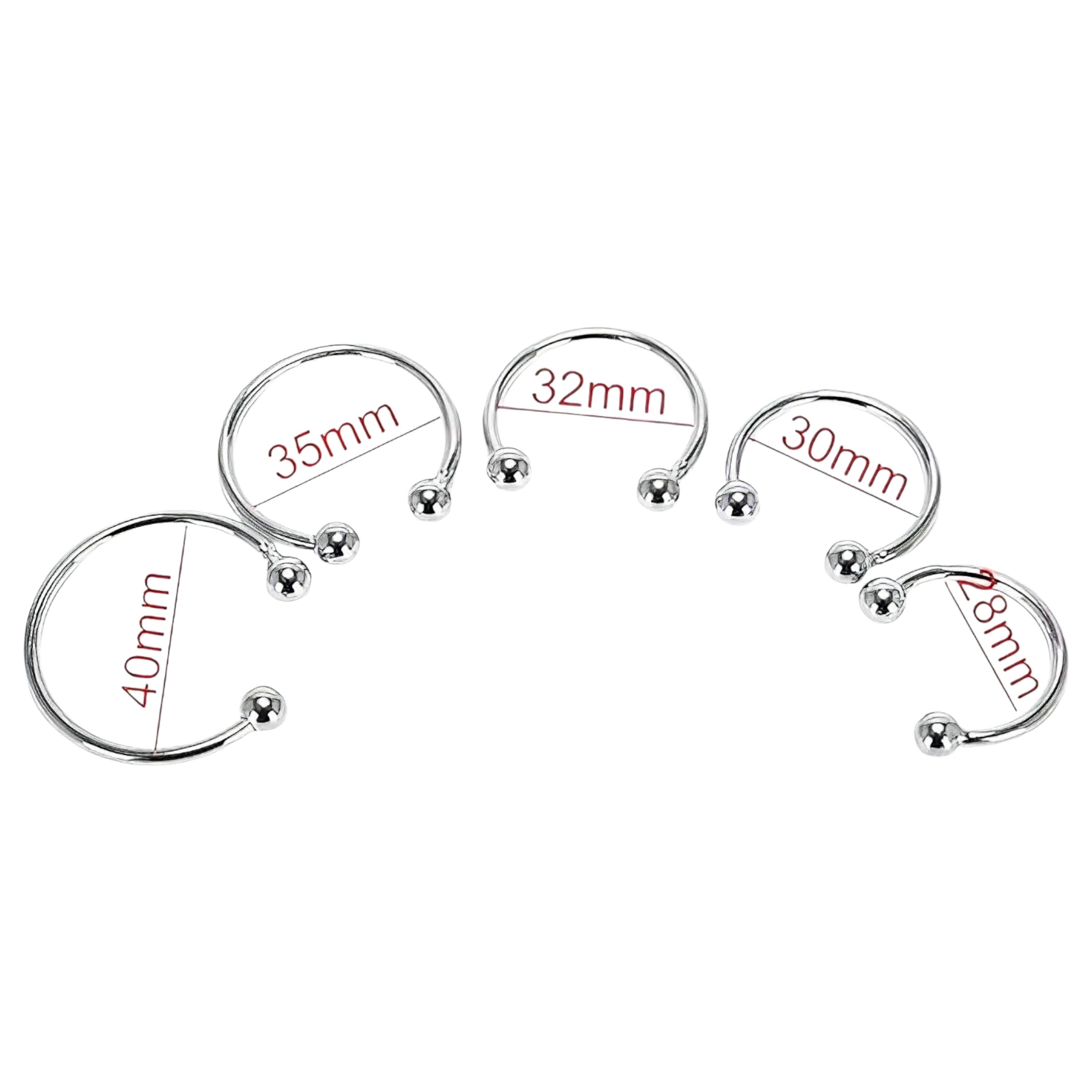 Rozsdamentes fém makkgyűrű – ejakuláció késleltetéshez (28mm)