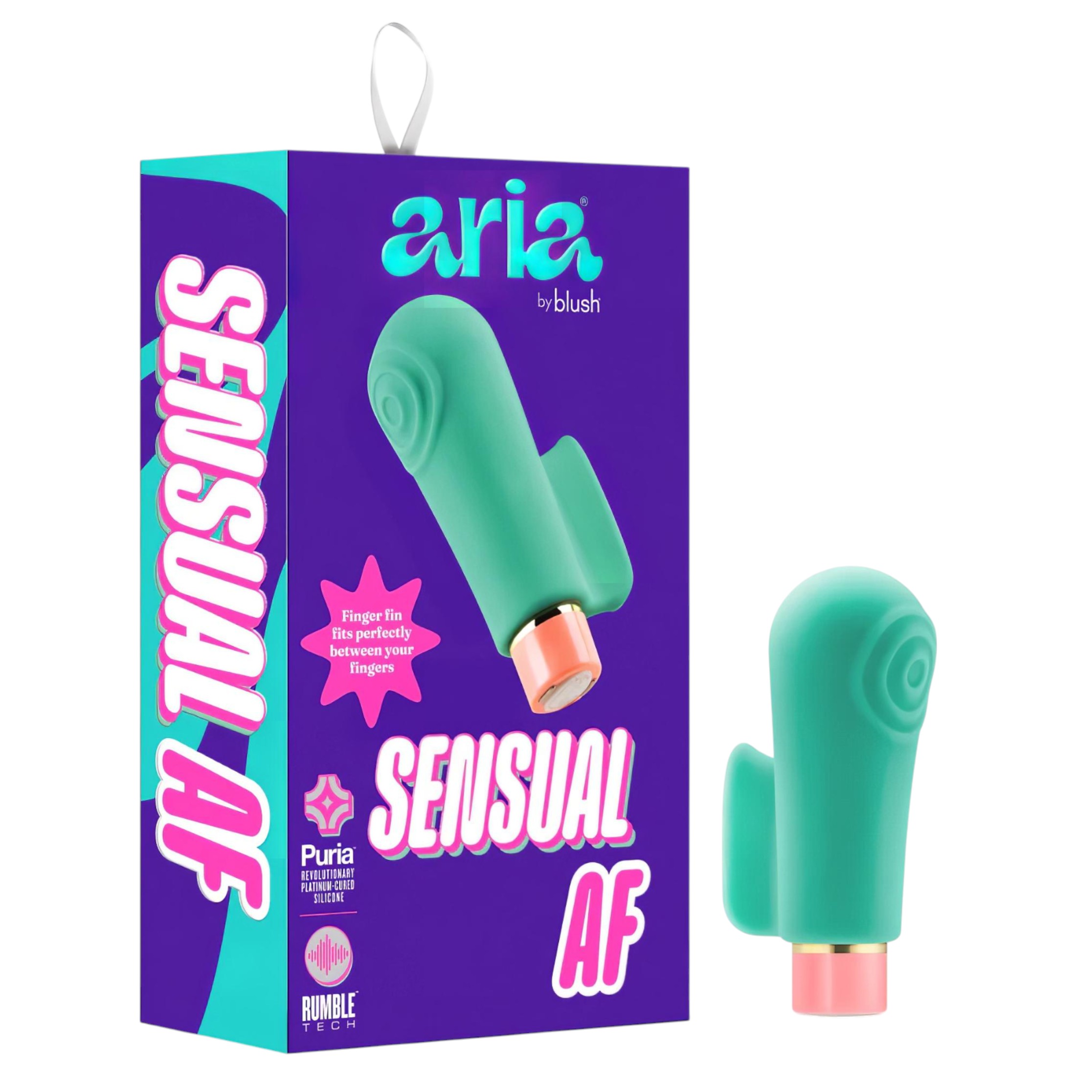 / Blush Aria – stimuláló ujjvibrátor (zöld)