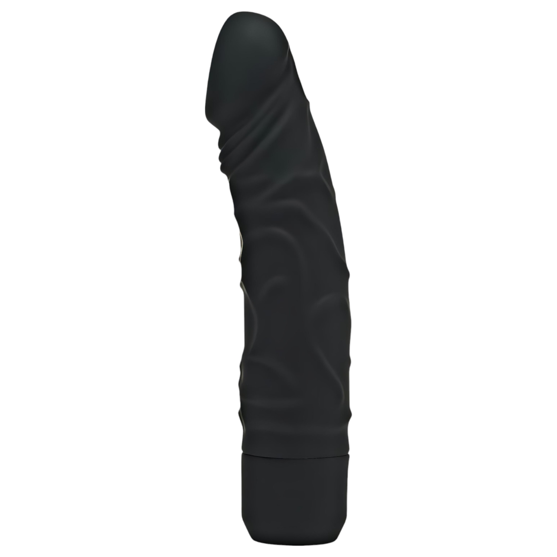 Classic Get Real – élethű, szilikon vibrátor (fekete)