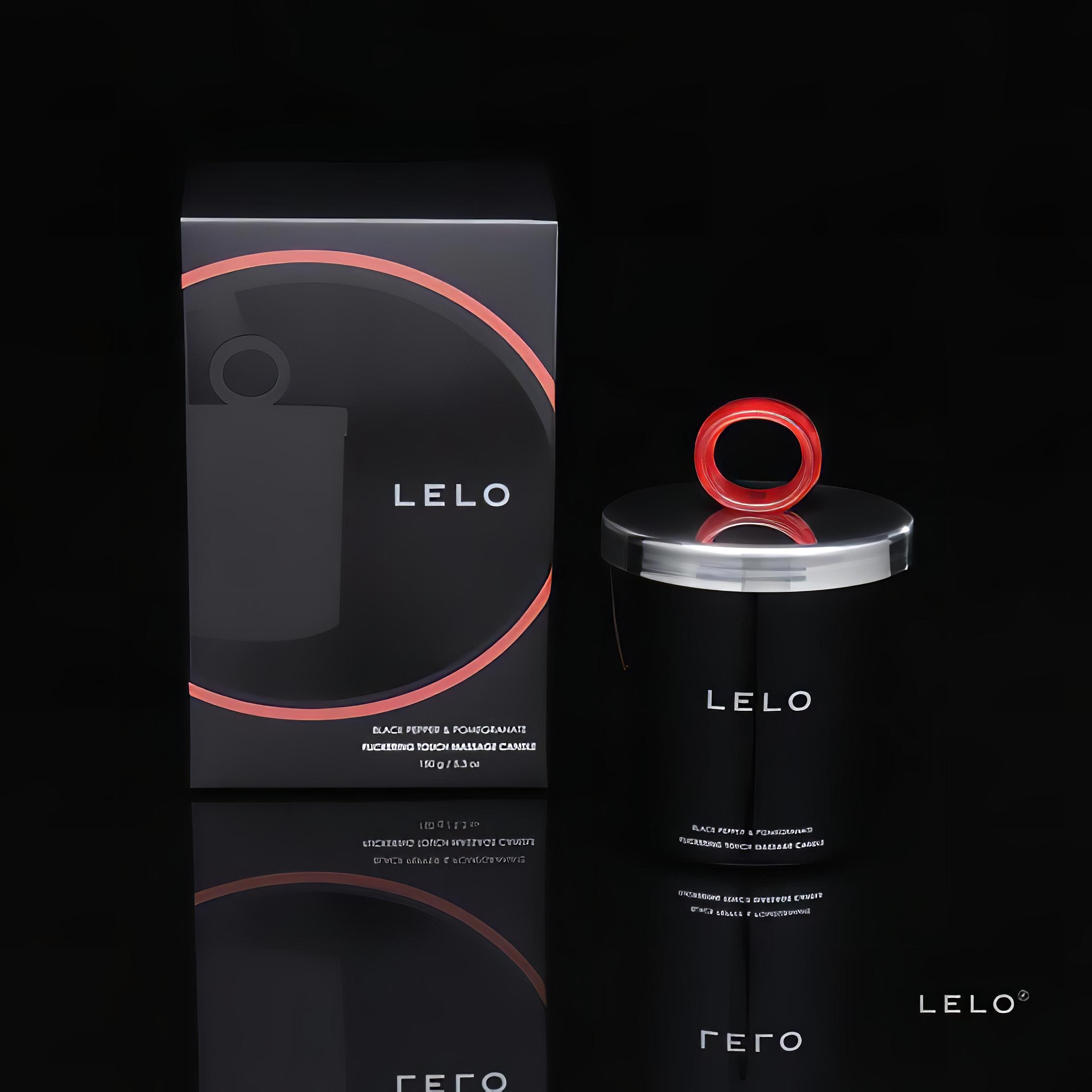 LELO masszázsgyertya – gránátalmás-feketebors (150g)