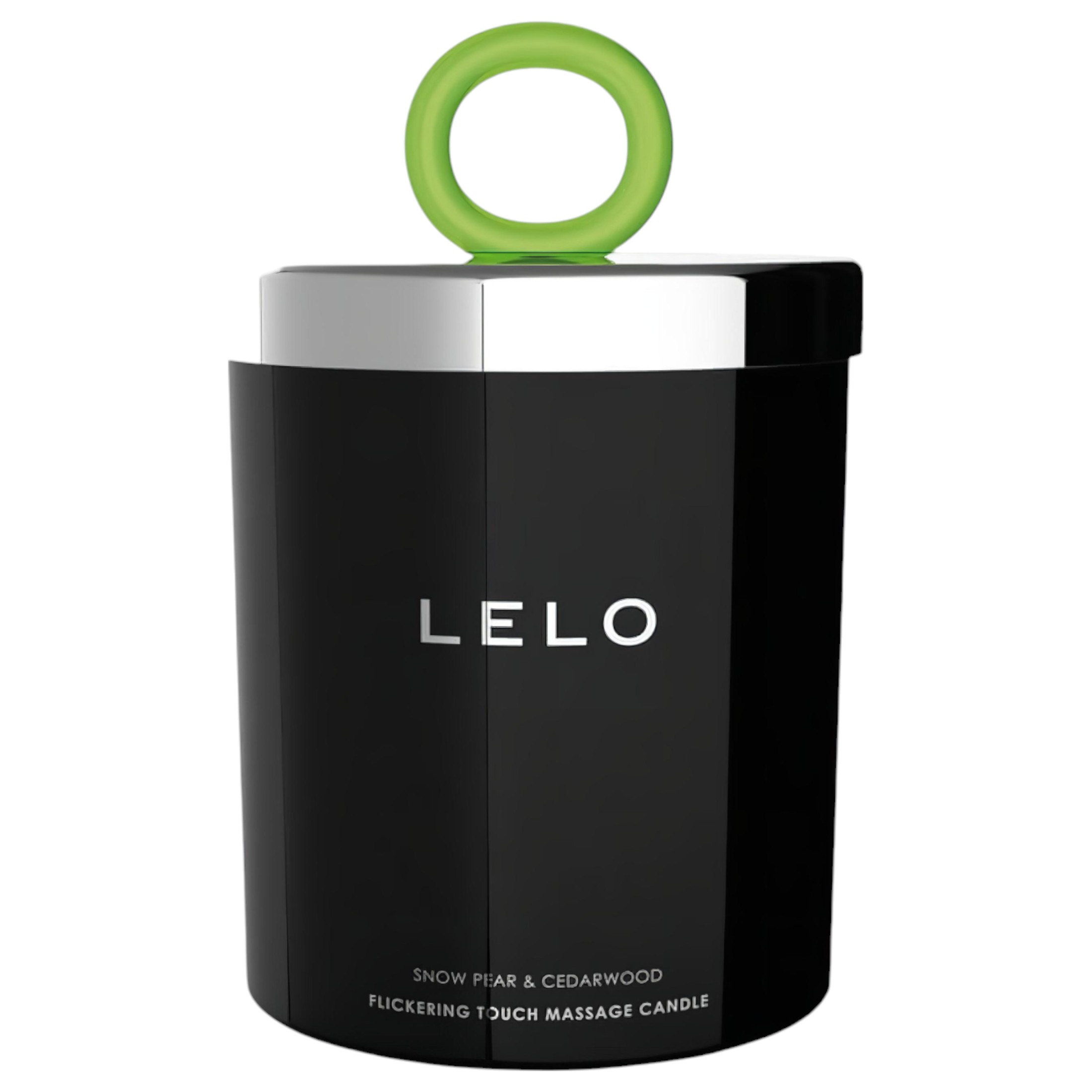 LELO masszázsgyertya – gyapjaskörte és cédrus (150g)