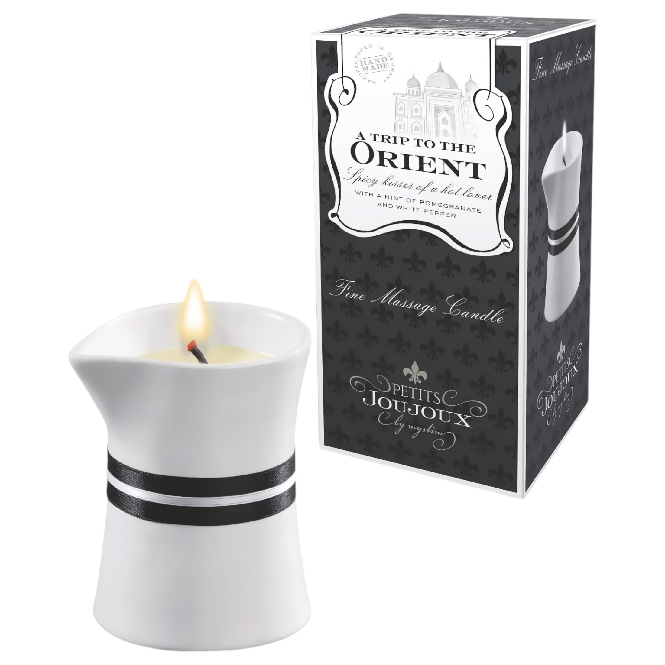 Petits Joujoux Orient – masszázsgyertya 120ml – gránátalmás-fehérbors