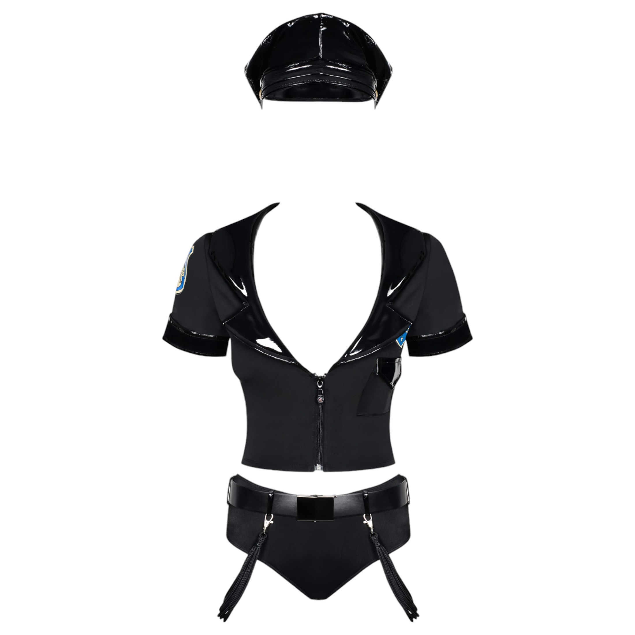 Obsessive Police – rendőrnő jelmez szett (S/M)