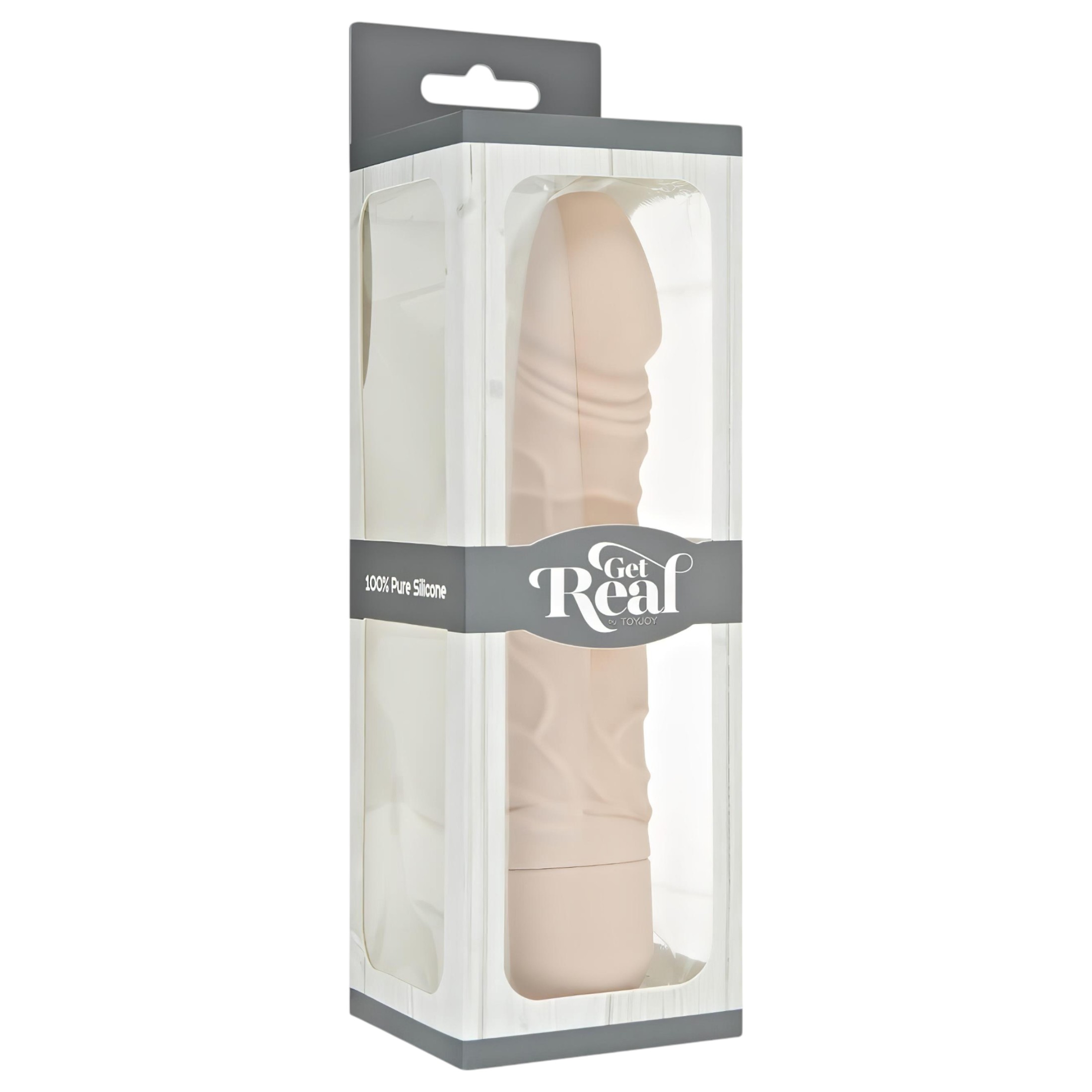 Classic Get Real – élethű, szilikon vibrátor (natúr)