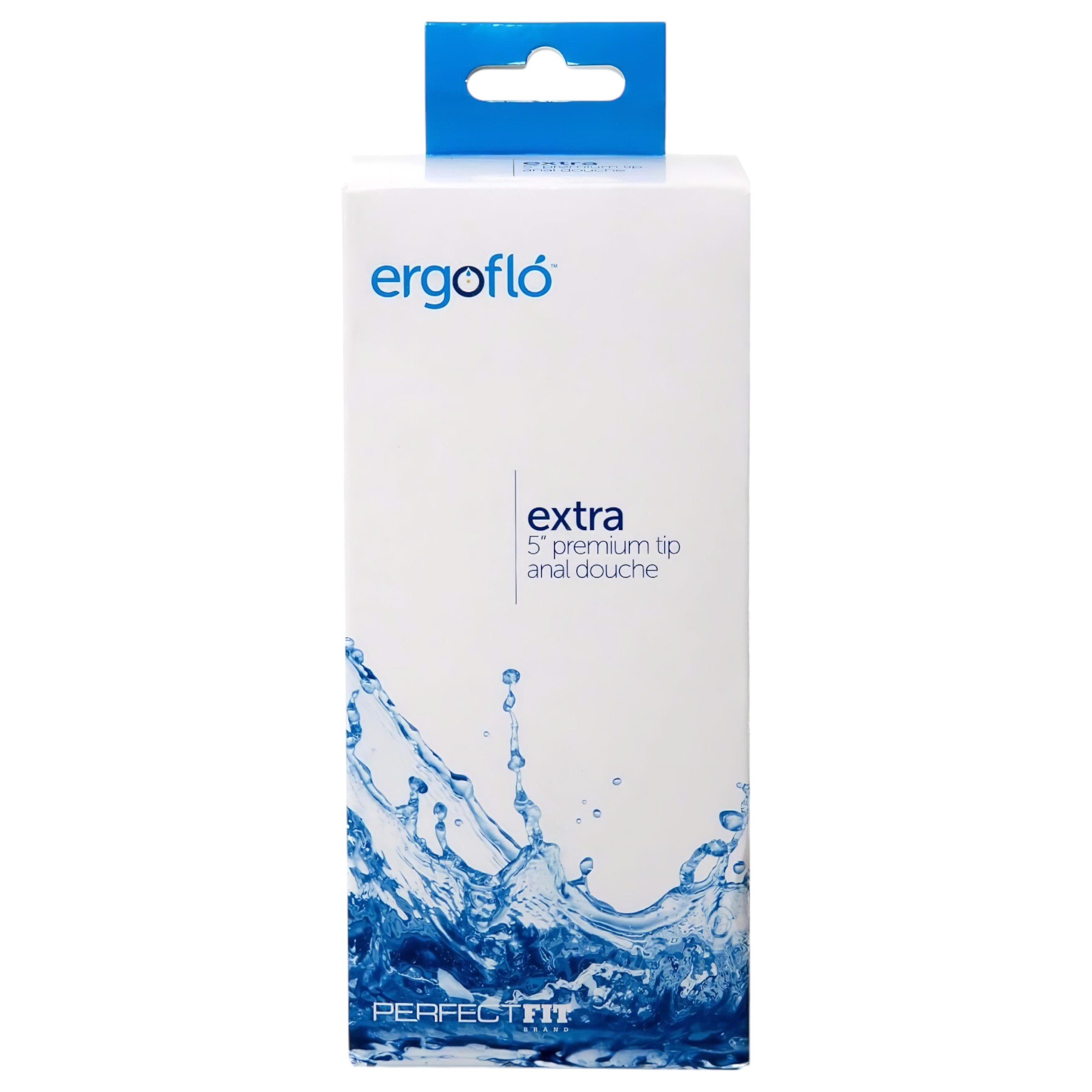 Perfect Fit Ergoflo Extra – anál- és intimmosó (fekete)