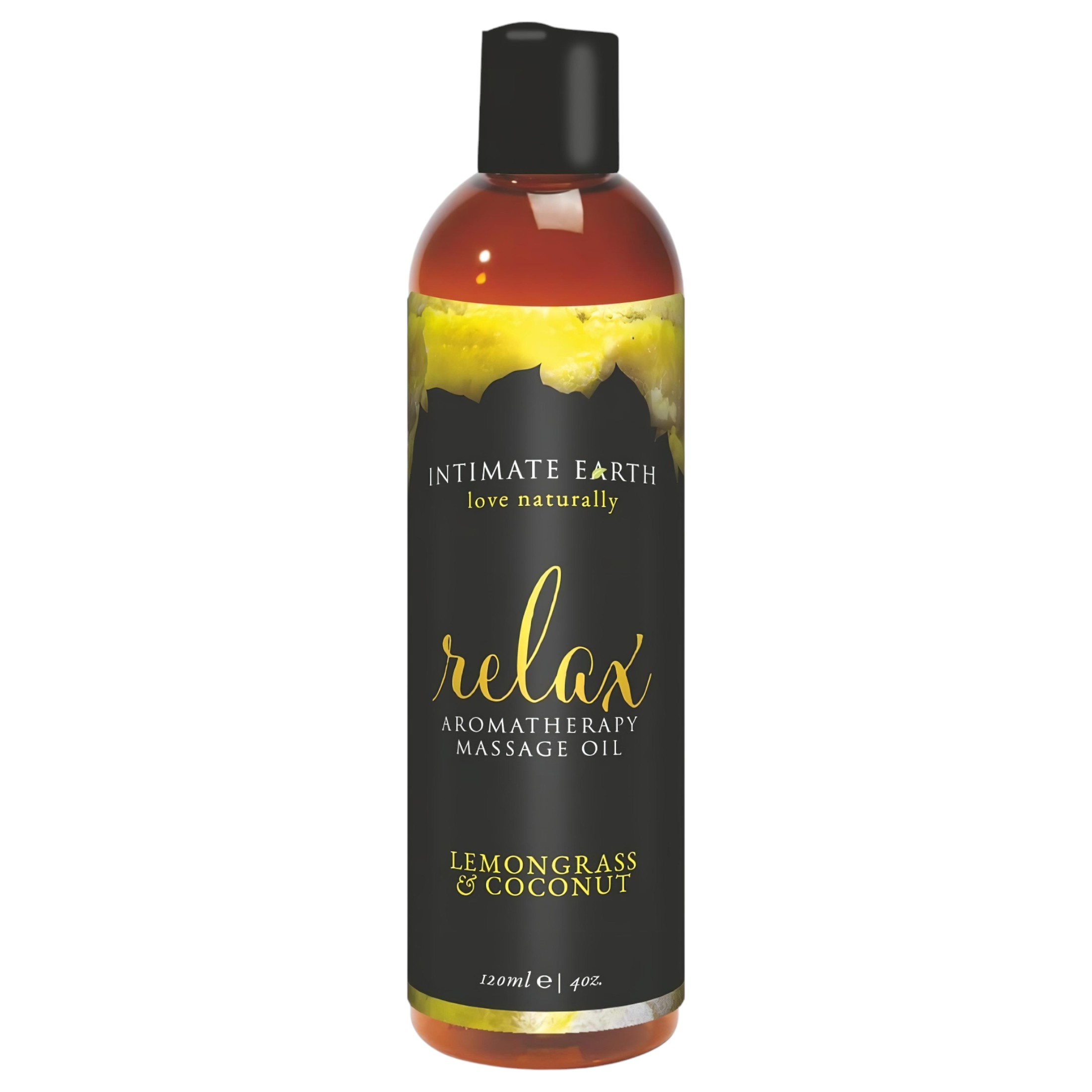 Intimate Earth Relax – masszázsolaj – citromfű-kókusz (120ml)