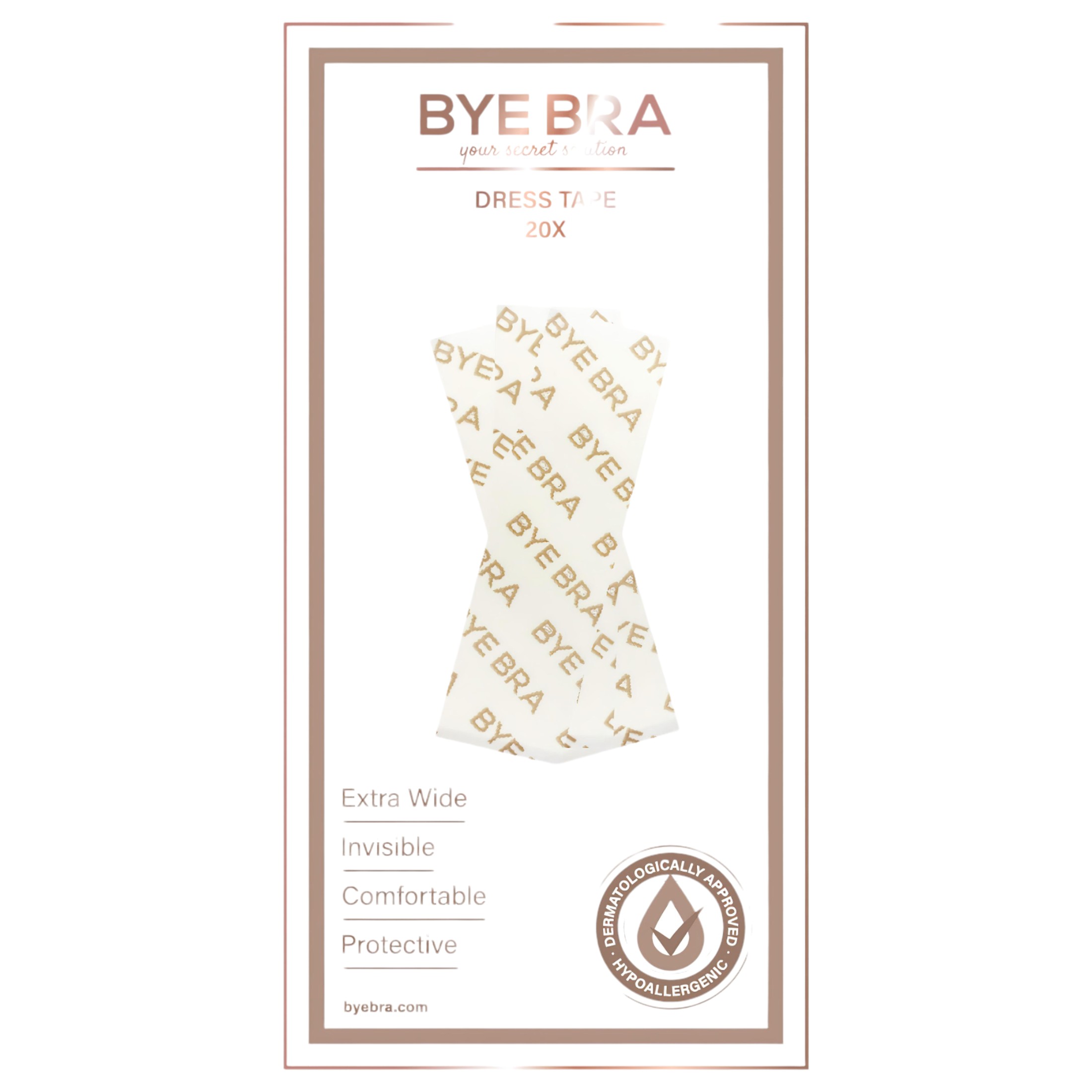 Bye Bra – kétoldalas ruharögzítő szalag (20db)