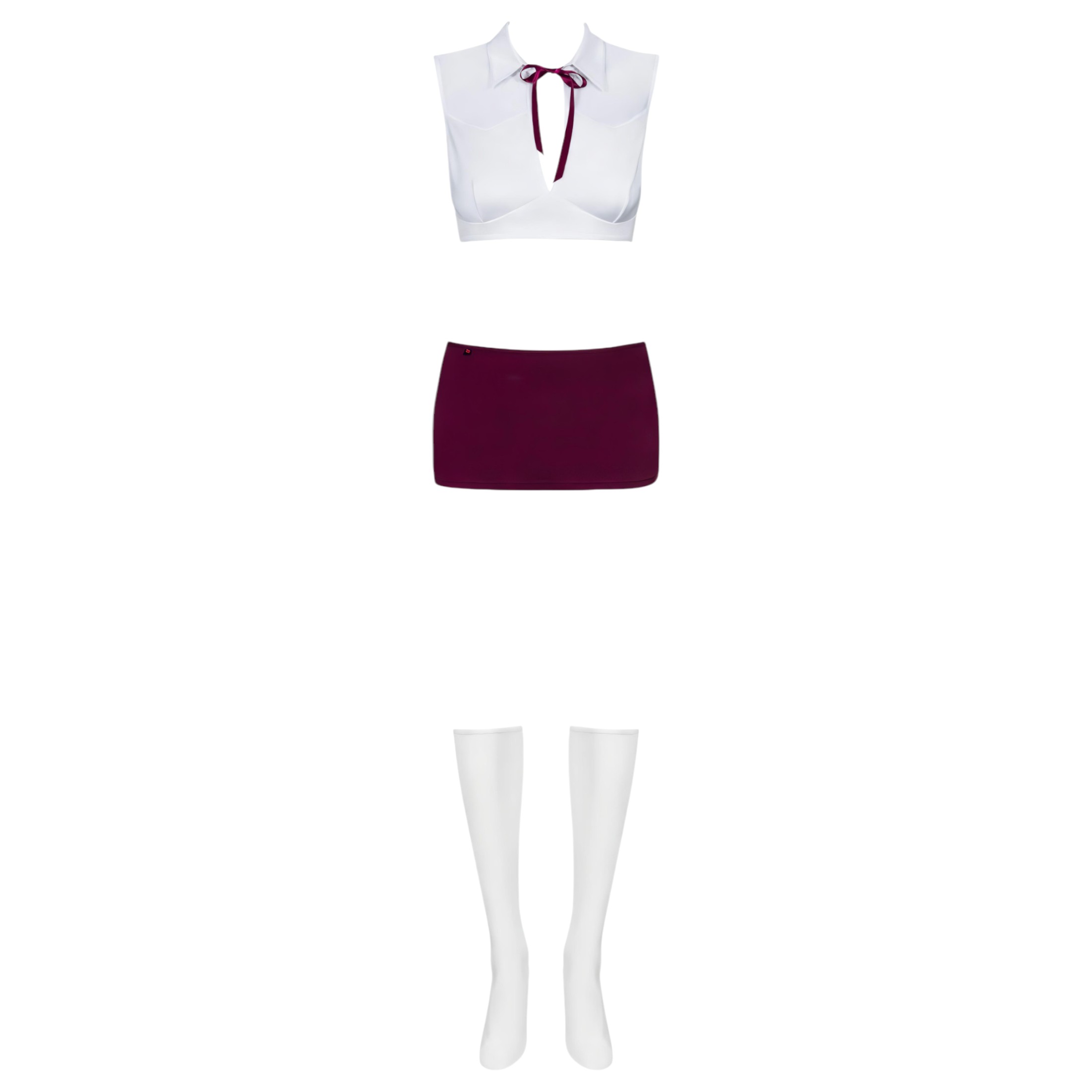 Obsessive Student – diáklány jelmez szett (5 részes)