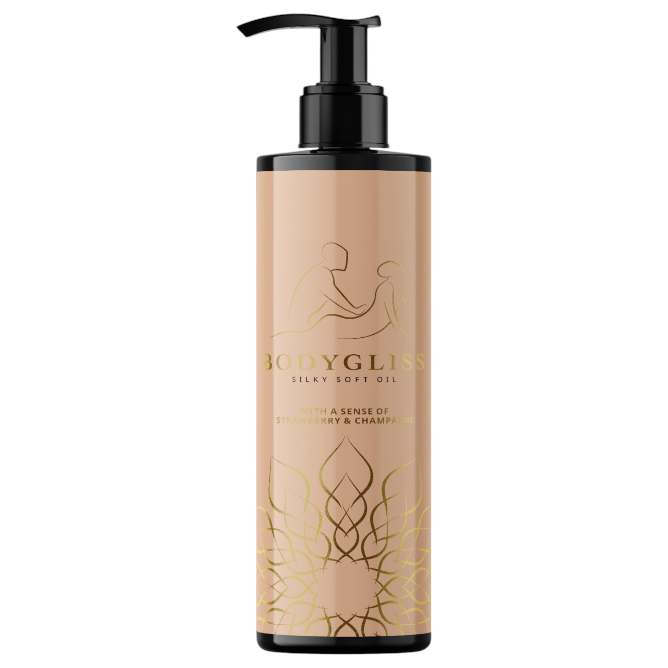 Bodygliss – masszázsolaj és síkosító – eper (150ml)