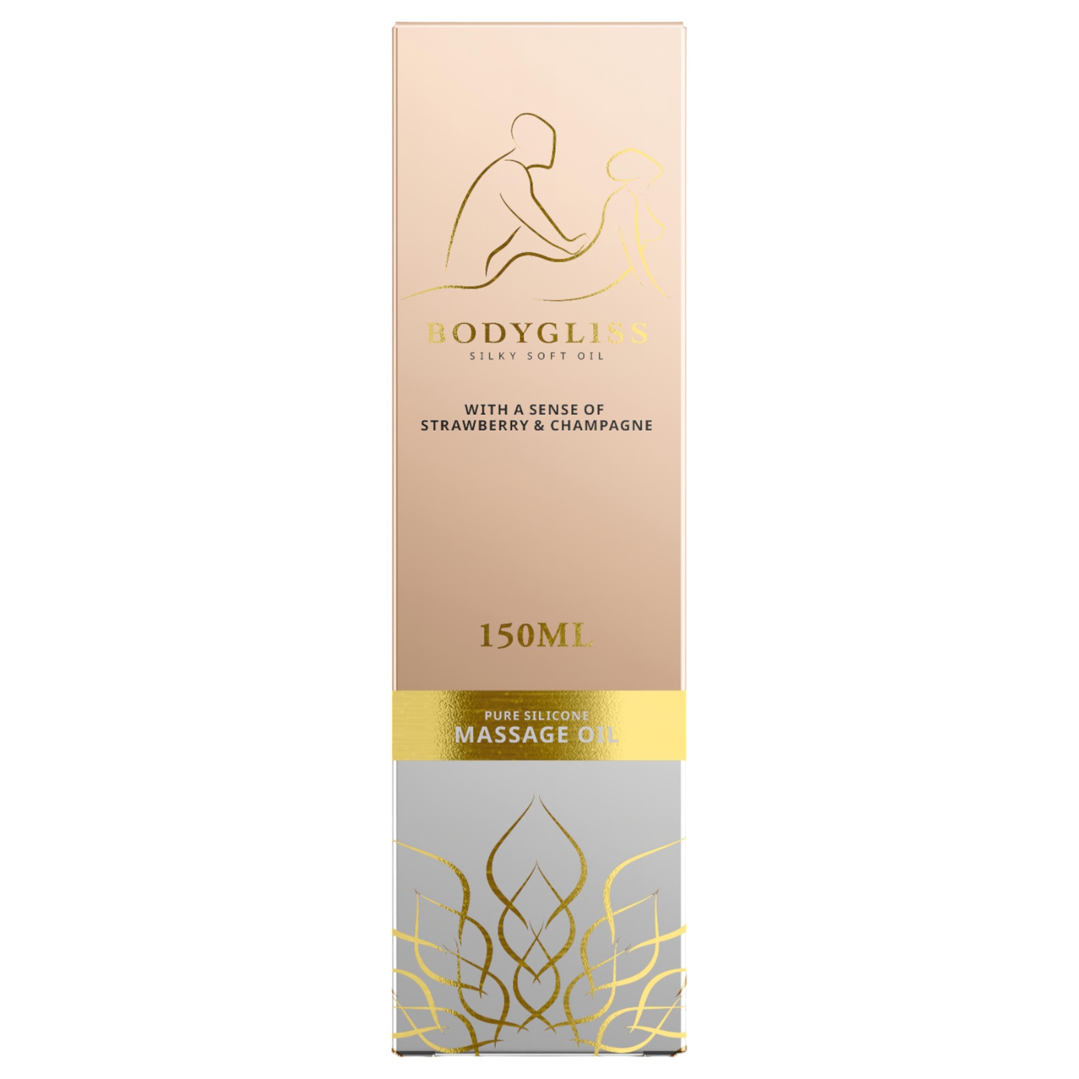 Bodygliss – masszázsolaj és síkosító – eper (150ml)