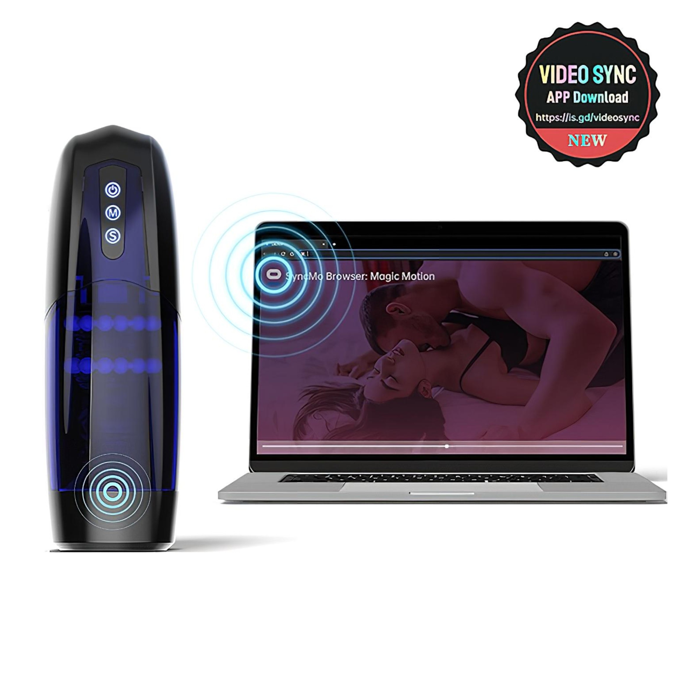 Magic Motion Xone – okos maszturbátor (kék)