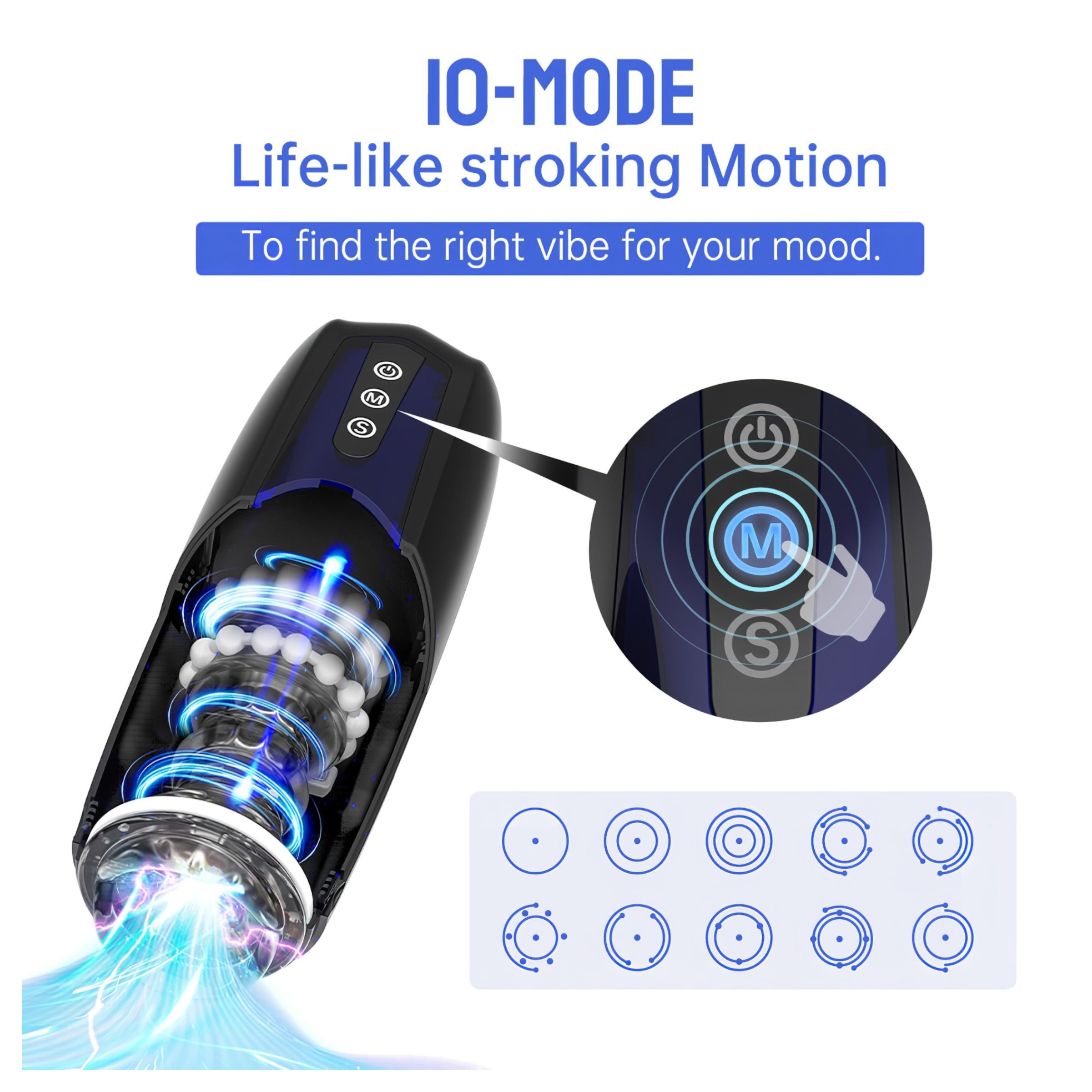 Magic Motion Xone – okos maszturbátor (kék)
