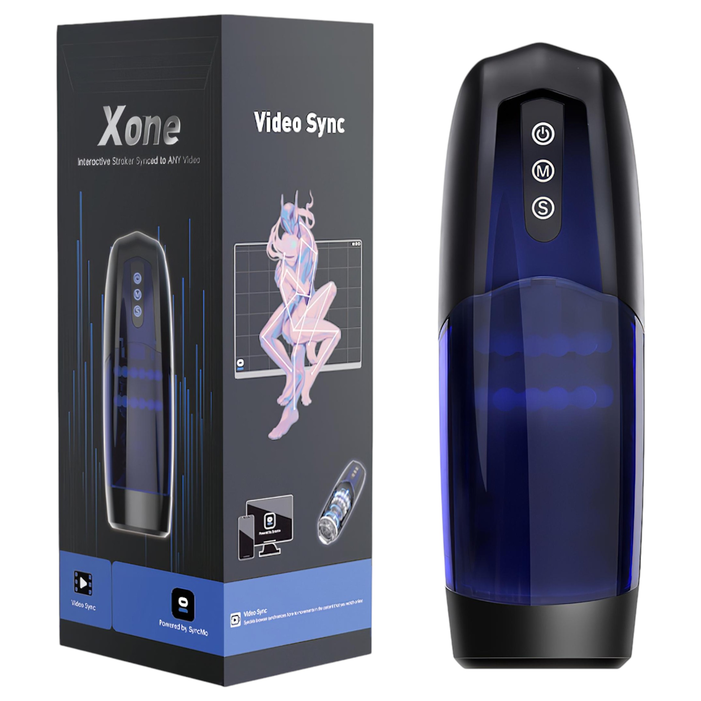 Magic Motion Xone – okos maszturbátor (kék)