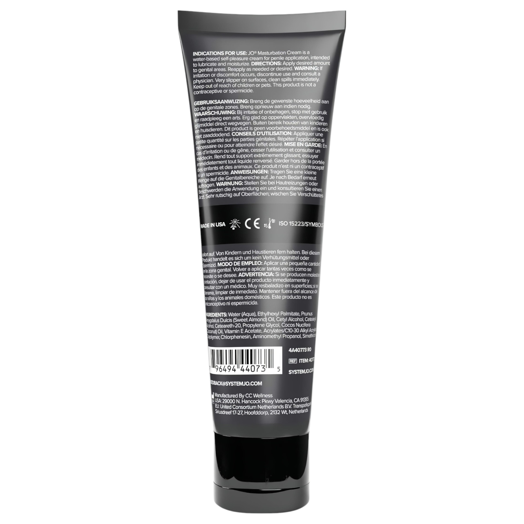 System JO – illatmentes maszturbációs krém (120ml)