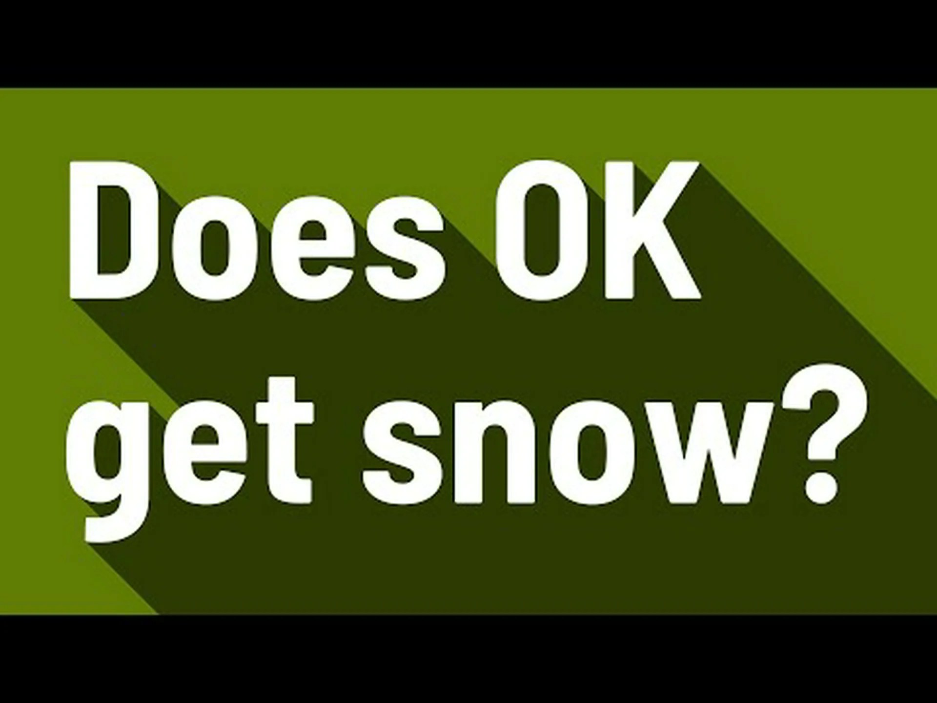 オクラホマ州に雪が降りますか?積雪の多い場所と平均積雪量 オクラホマ州に雪が降りますか?積雪の多い場所と平均積雪量